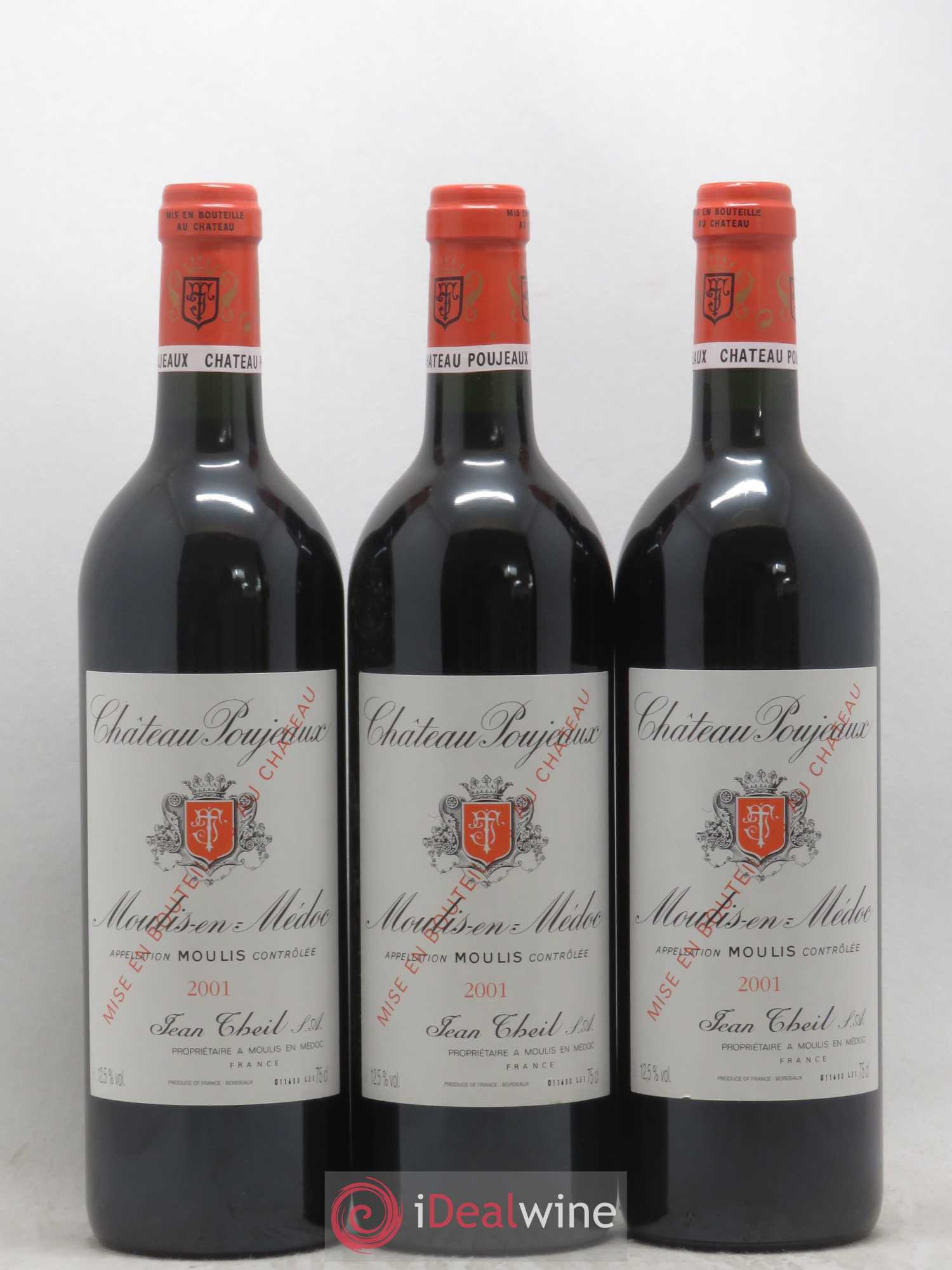 Château Poujeaux 2001 - Lot de 6 bouteilles - 2