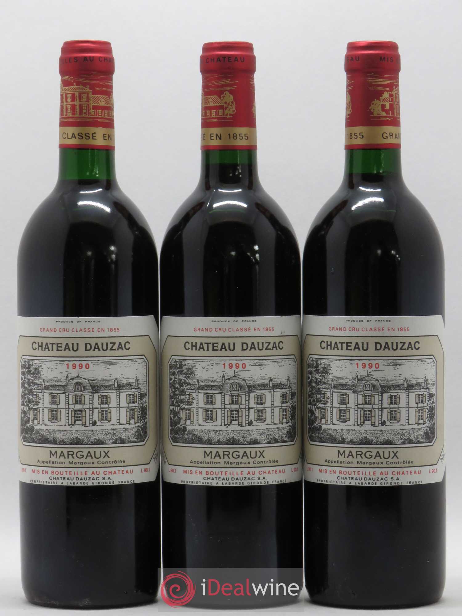 Château Dauzac 5ème Grand Cru Classé 1990 - Lot de 6 bouteilles - 2