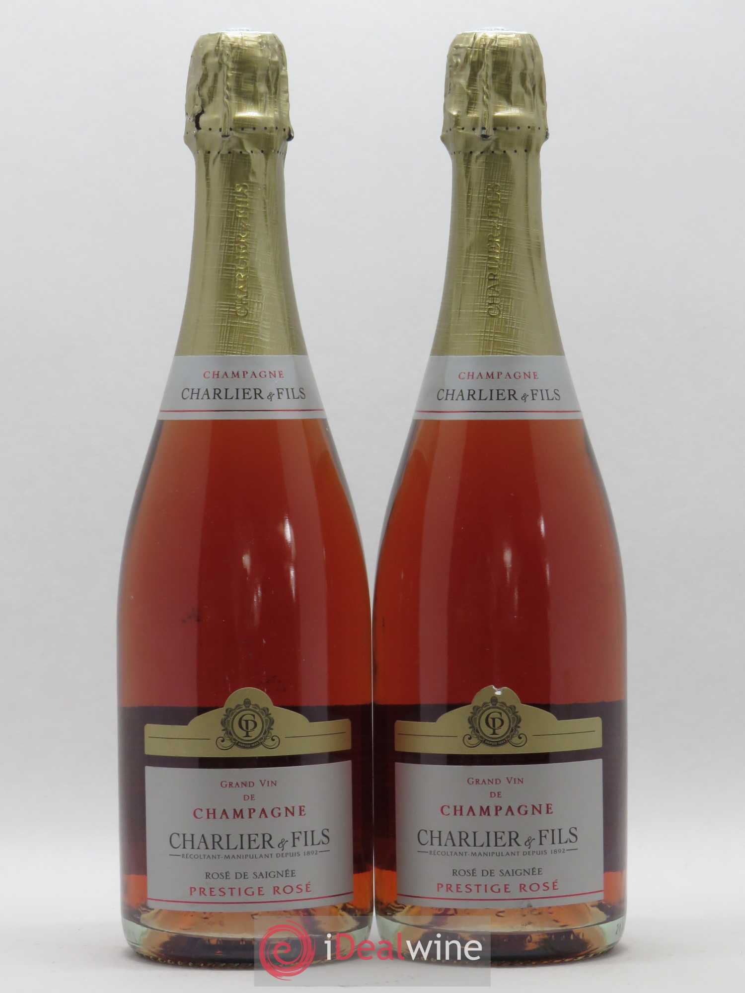 Champagne - Charlier et fils Prestige - Posten von 2 Flaschen - 0