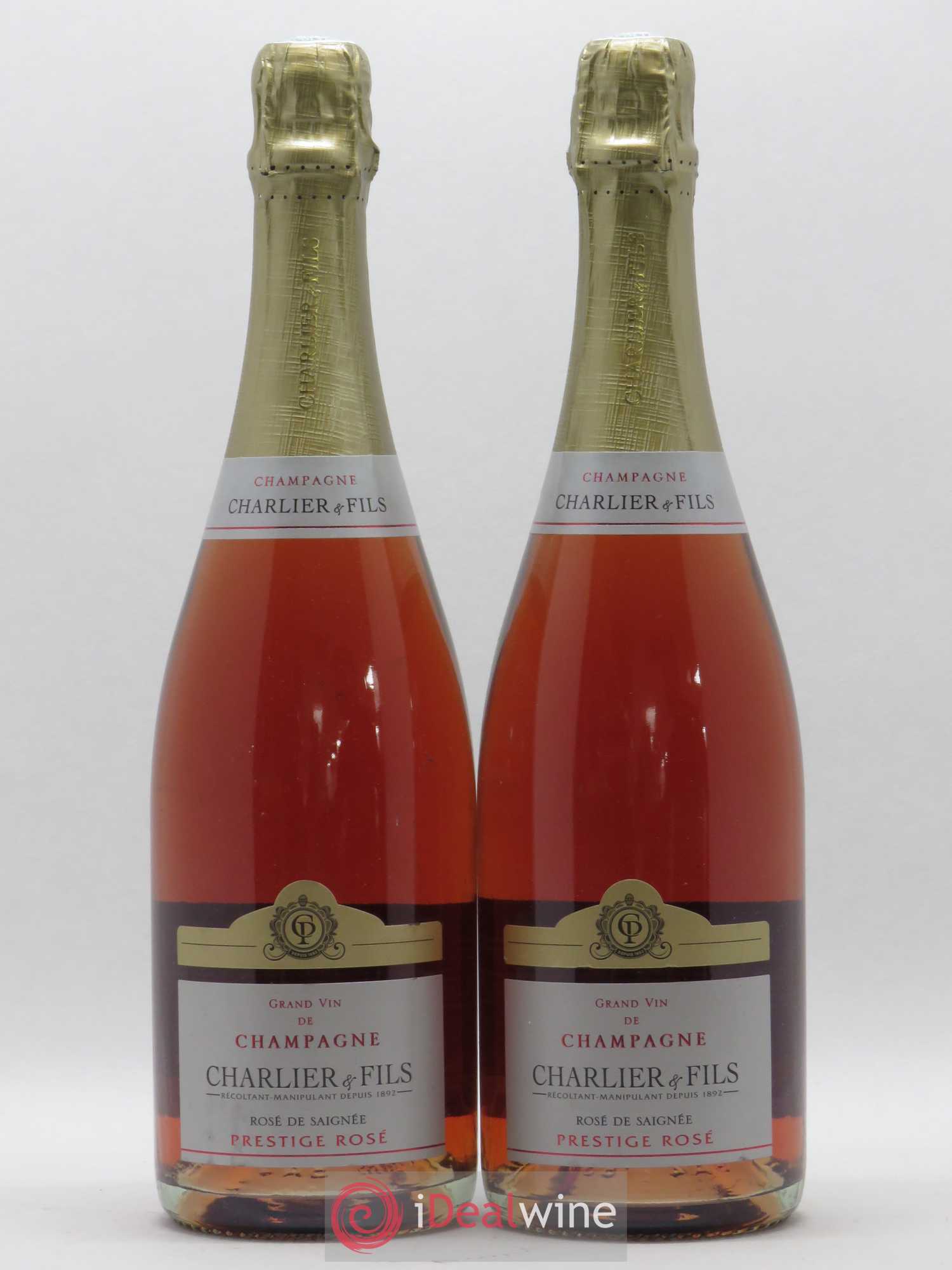 Champagne - Charlier et fils Prestige - Posten von 2 Flaschen - 0