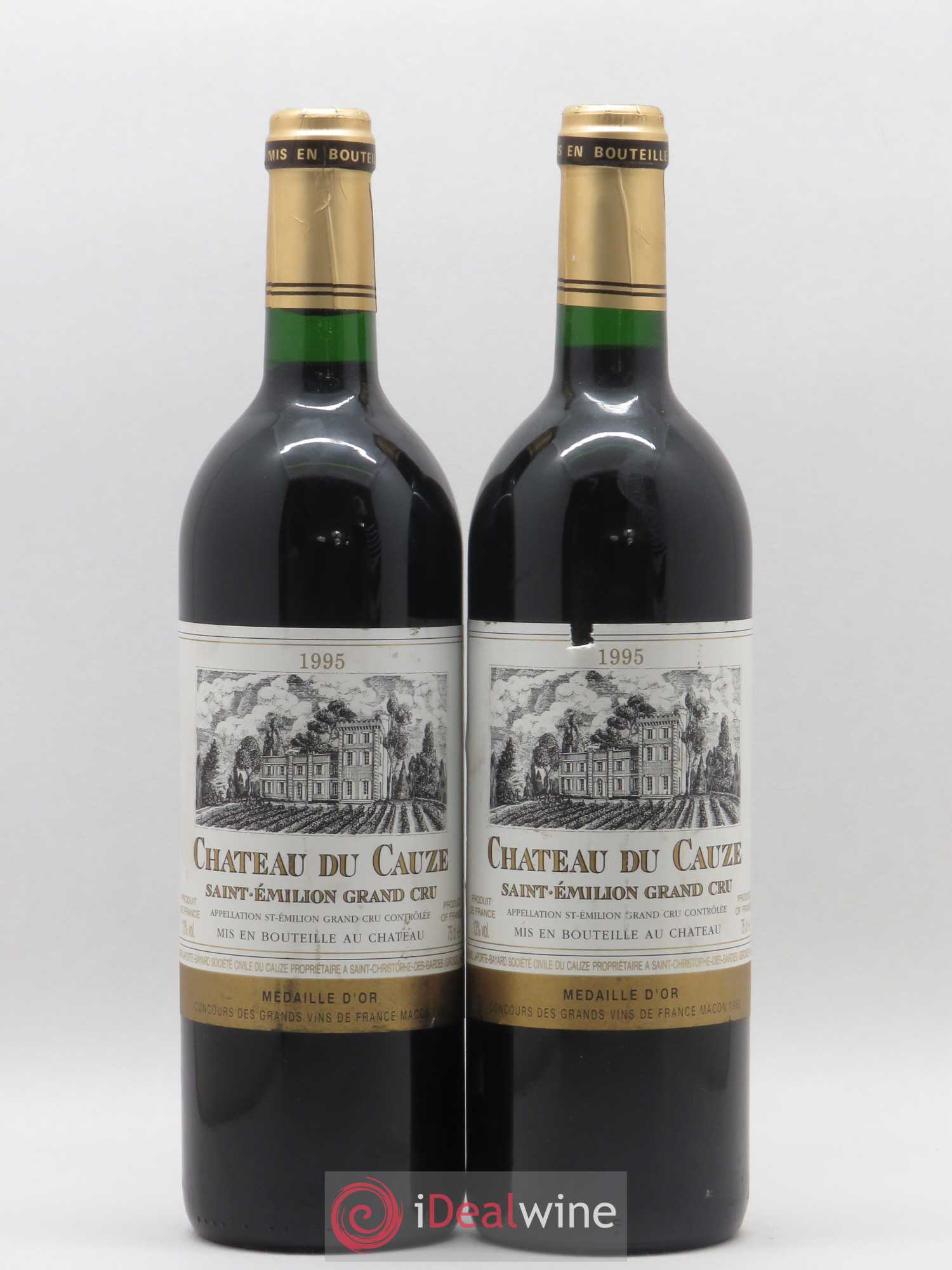 Château du Cauze 1995 - Lot de 2 bouteilles - 0