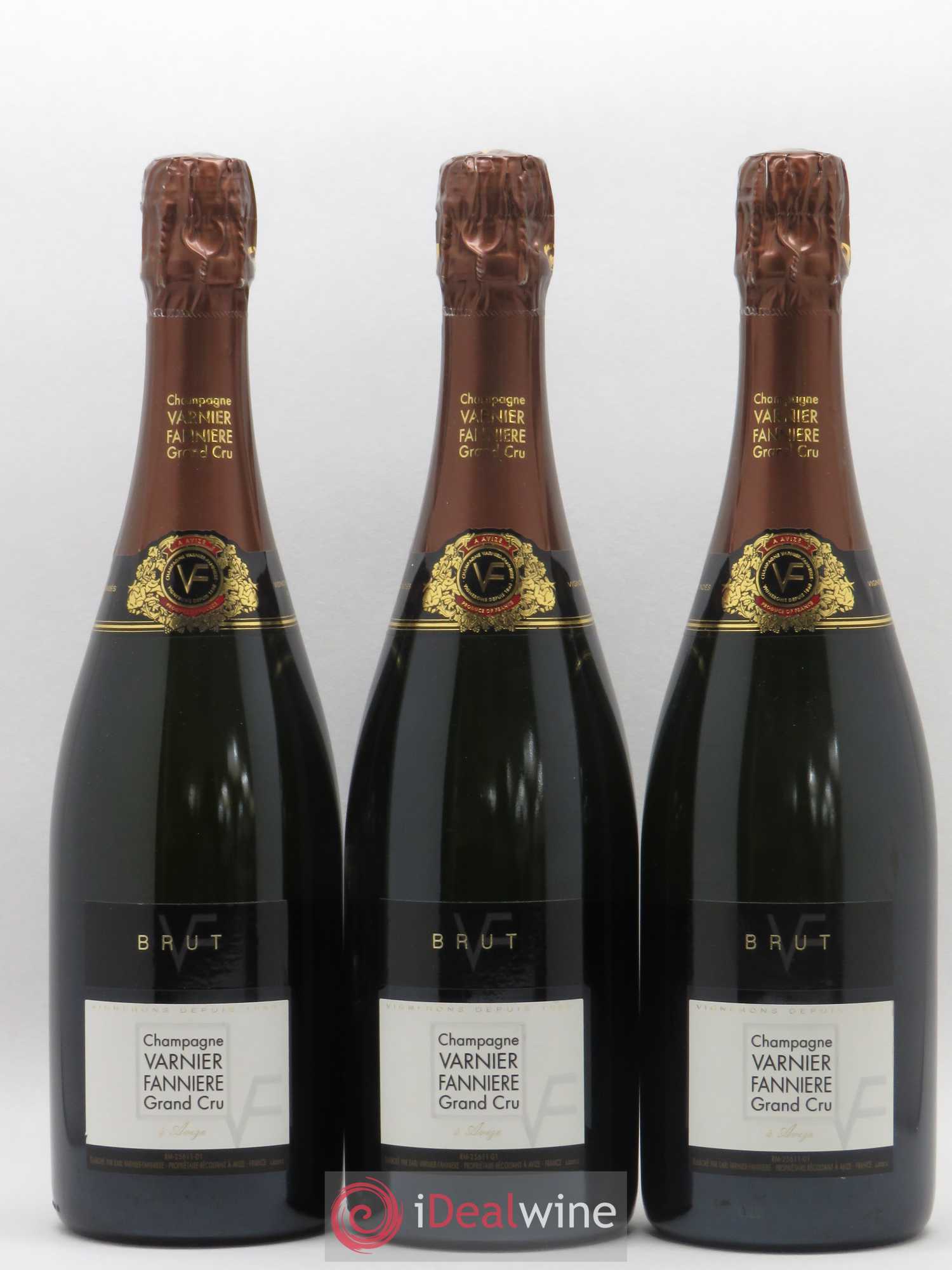 Champagne Brut Grand Cru Varnier Fannière - Posten von 3 Flaschen - 0