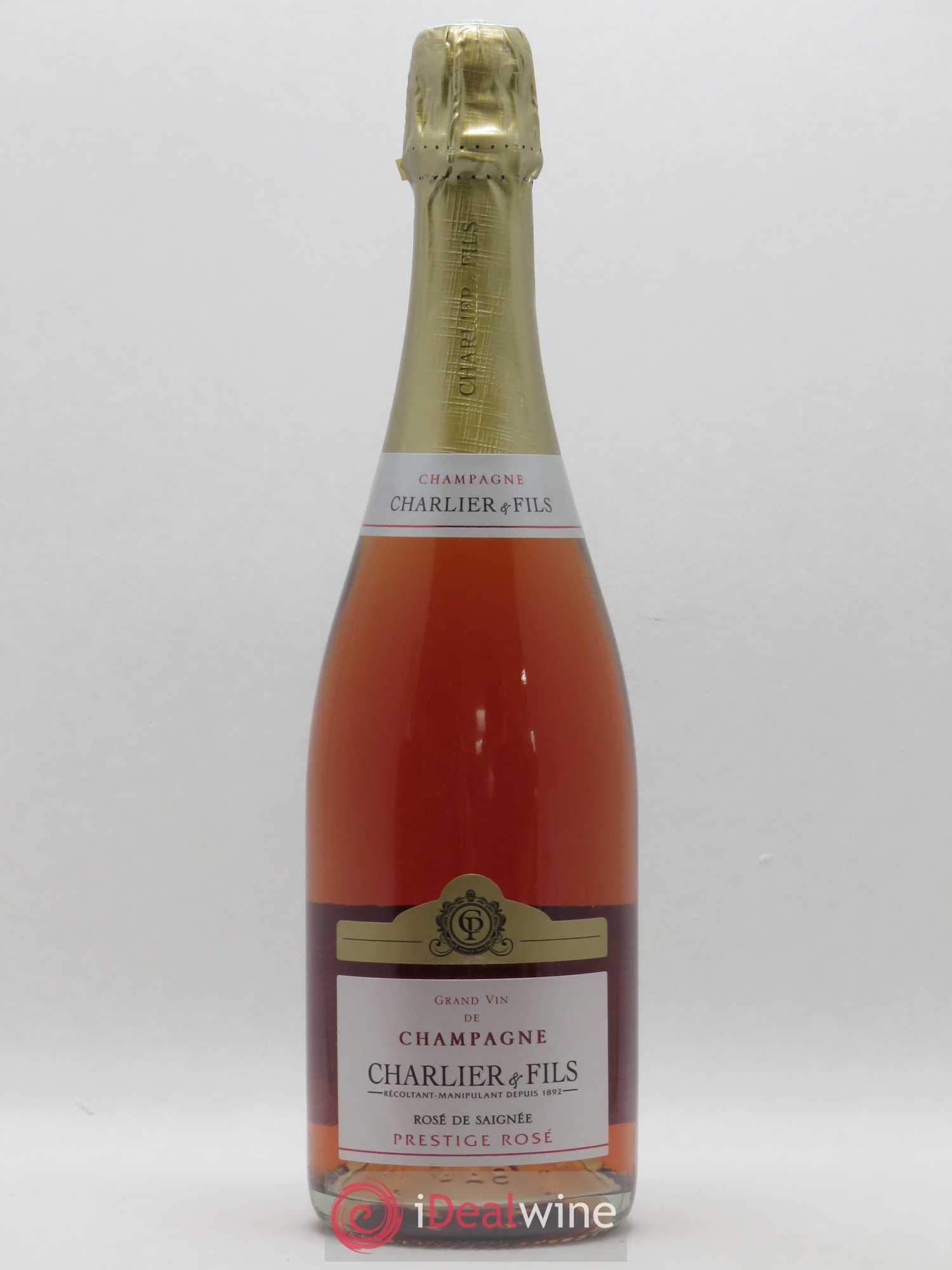 Champagne - Rosé de Saignée Prestige Charlier et Fils - Posten von 1 Flasche - 0