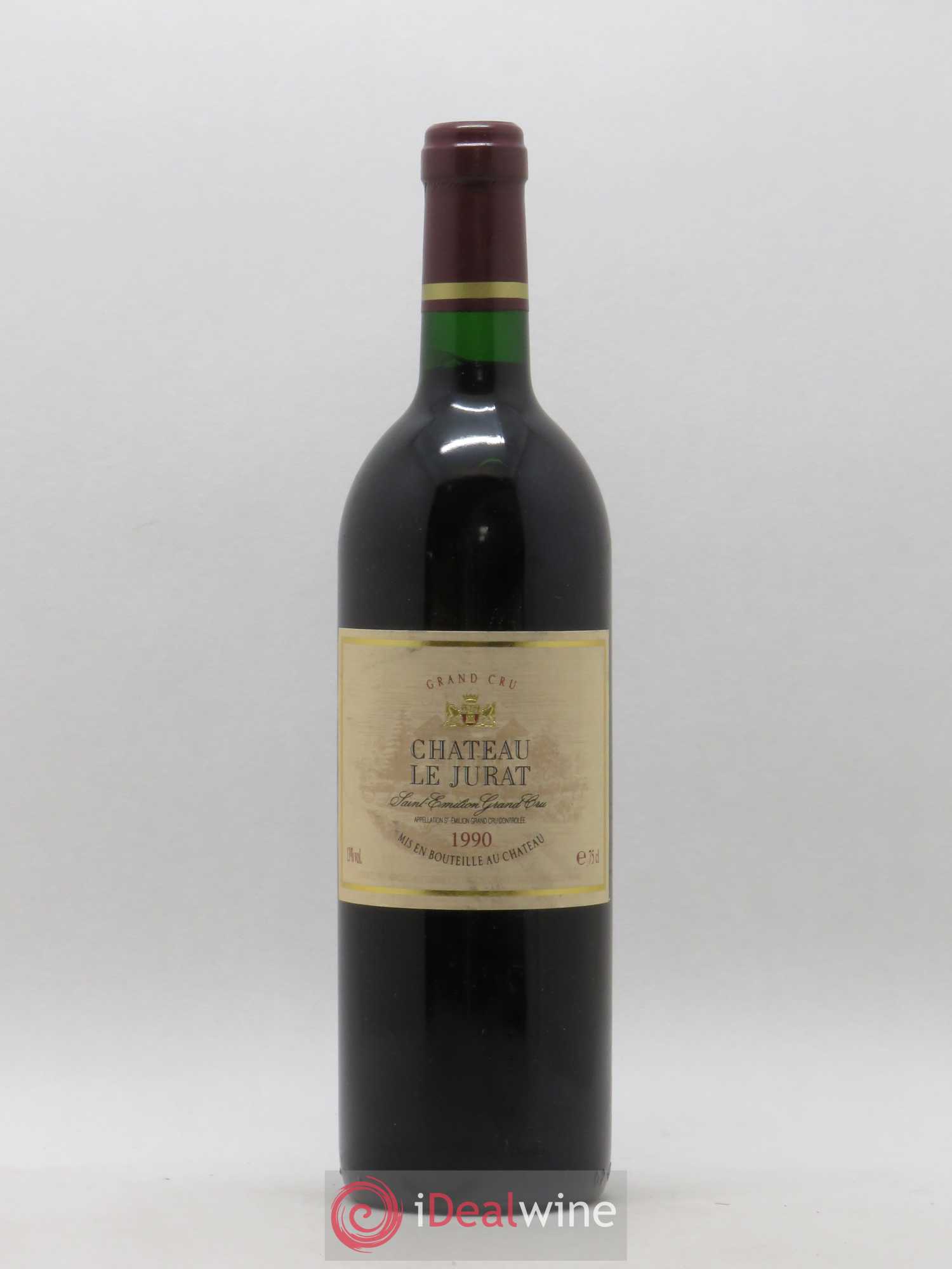 Saint-Émilion Grand Cru Château Le Jurat 1990 - Posten von 1 Flasche - 0