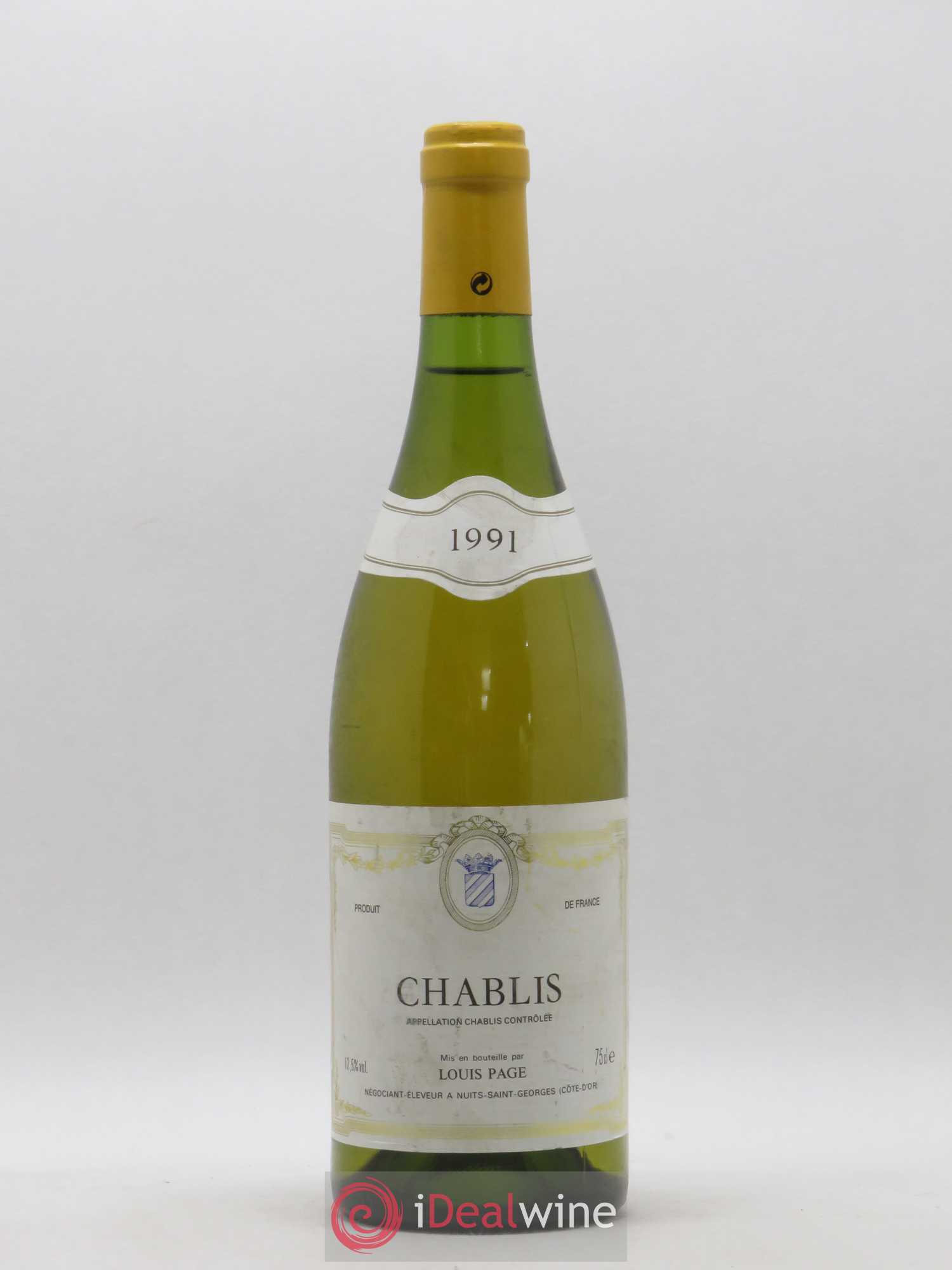Chablis Louis Page 1991 - Posten von 1 Flasche - 0