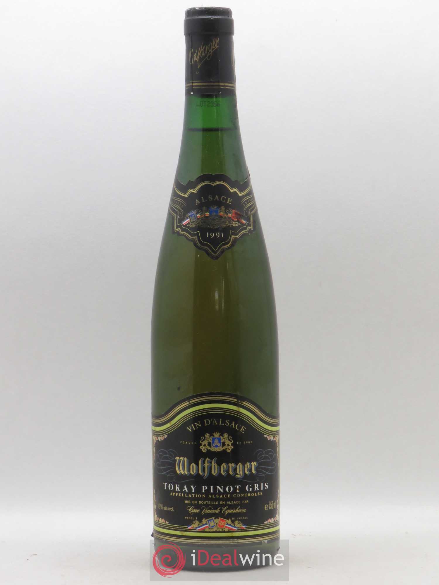 Pinot Gris Wolfberger 1991 - Lot de 1 bouteille - 0