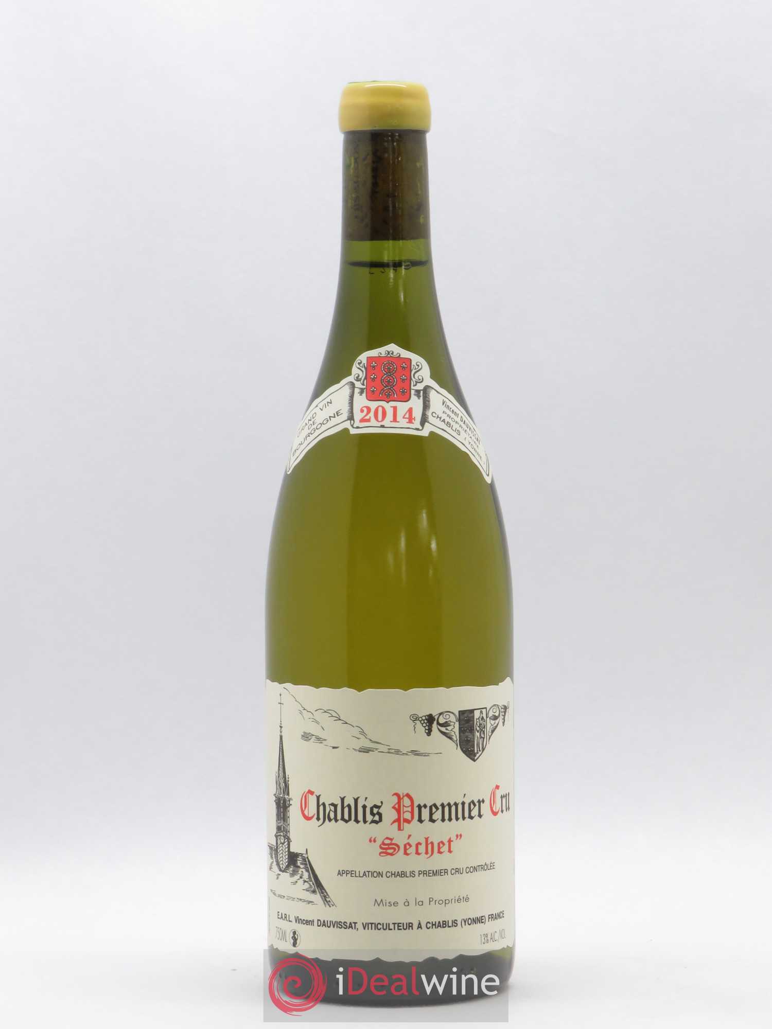 Chablis 1er Cru Séchet Vincent Dauvissat (Domaine) 2014 - Lot de 1 bouteille - 0