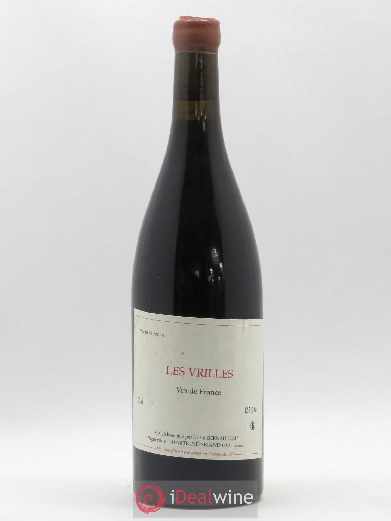 Vin de France Les Vrilles Stéphane Bernaudeau (Domaine) 2014 - Lot de 1 bouteille - 0