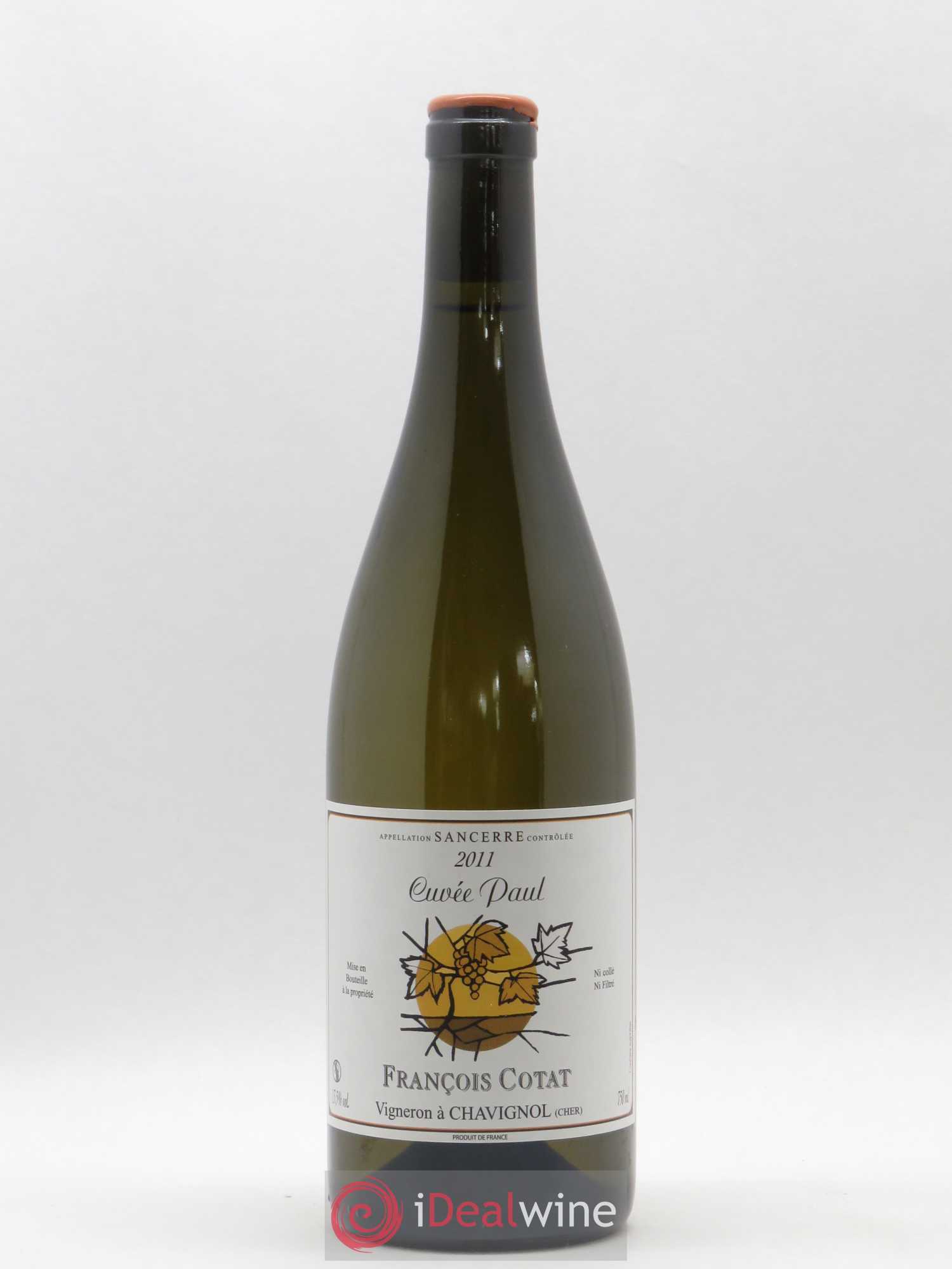 Sancerre Cuvée Paul François Cotat 2011 - Lot de 1 bouteille - 0