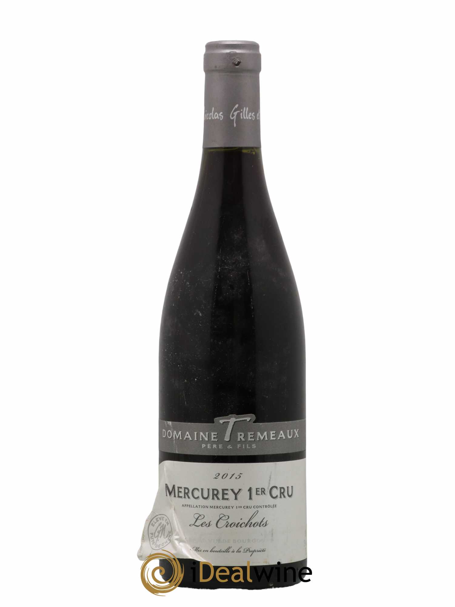 Mercurey 1er Cru Les Croichots Domaine Tremeaux 2015 - Lot de 1 bouteille - 0