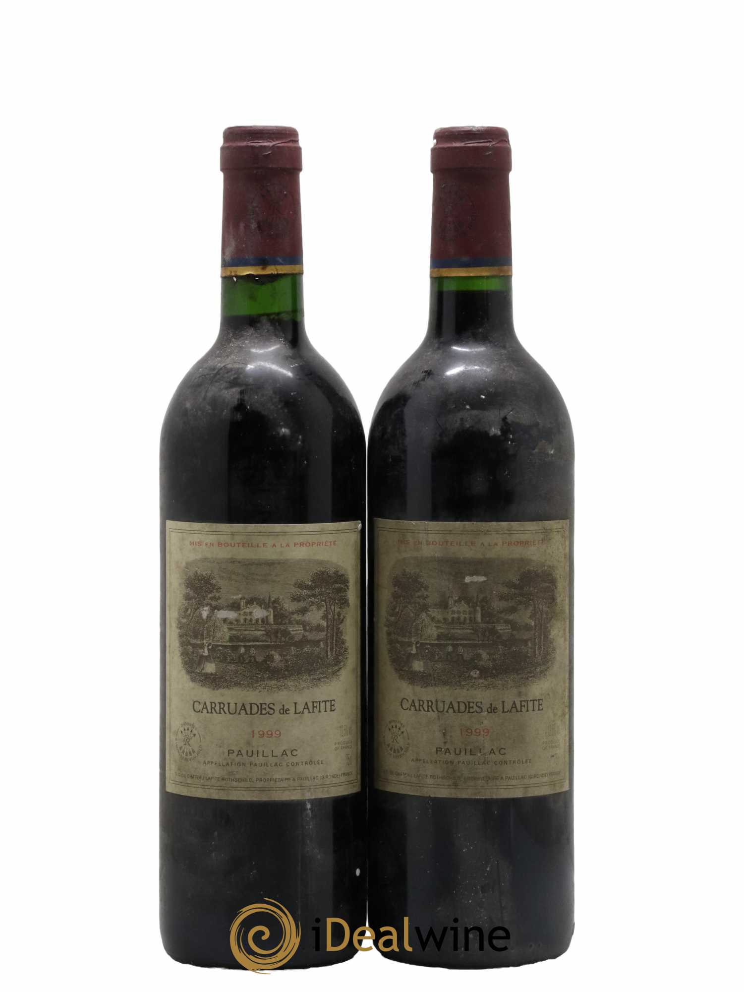 Carruades de Lafite Rothschild Second Vin 1999 - Lot de 2 bouteilles - 0
