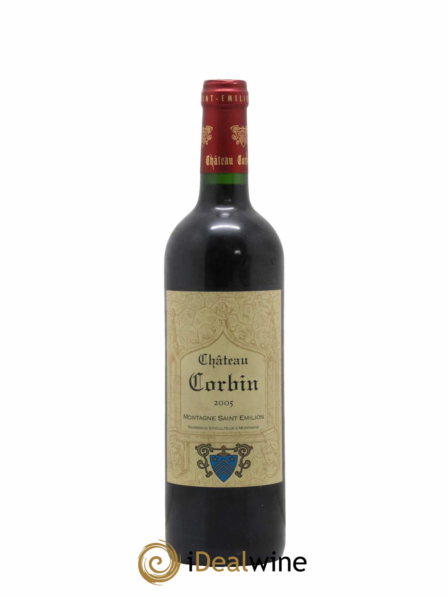 Château Corbin Grand Cru Classé 2005 - Lot de 1 bouteille - 0