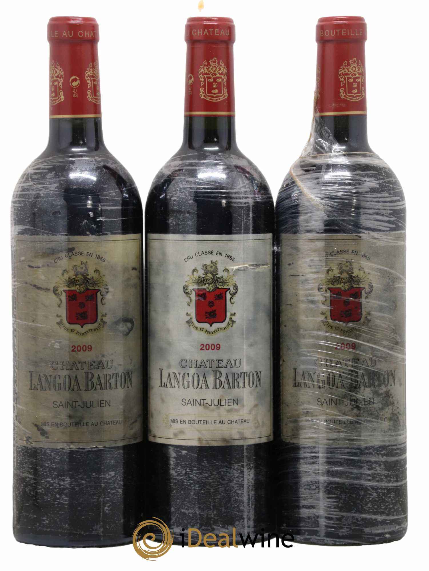 Château Langoa Barton 3ème Grand Cru Classé 2009 - Lot de 3 bouteilles - 0