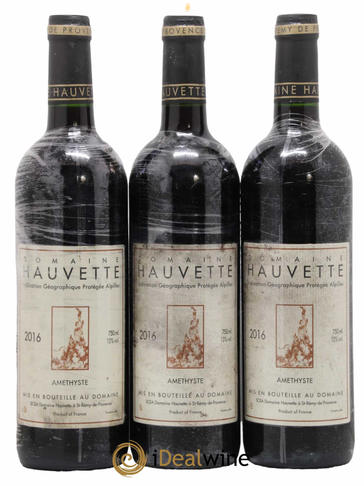 Alpilles Améthyste Hauvette (Domaine) 2016 - Lot de 3 bouteilles - 0