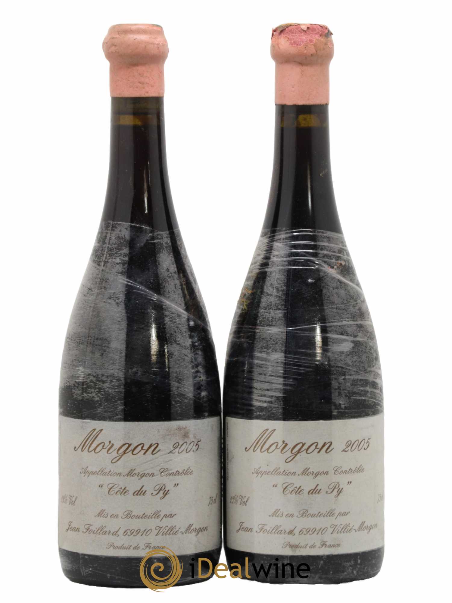 Morgon Côte du Py Jean Foillard 2005 - Lot de 2 bouteilles - 0