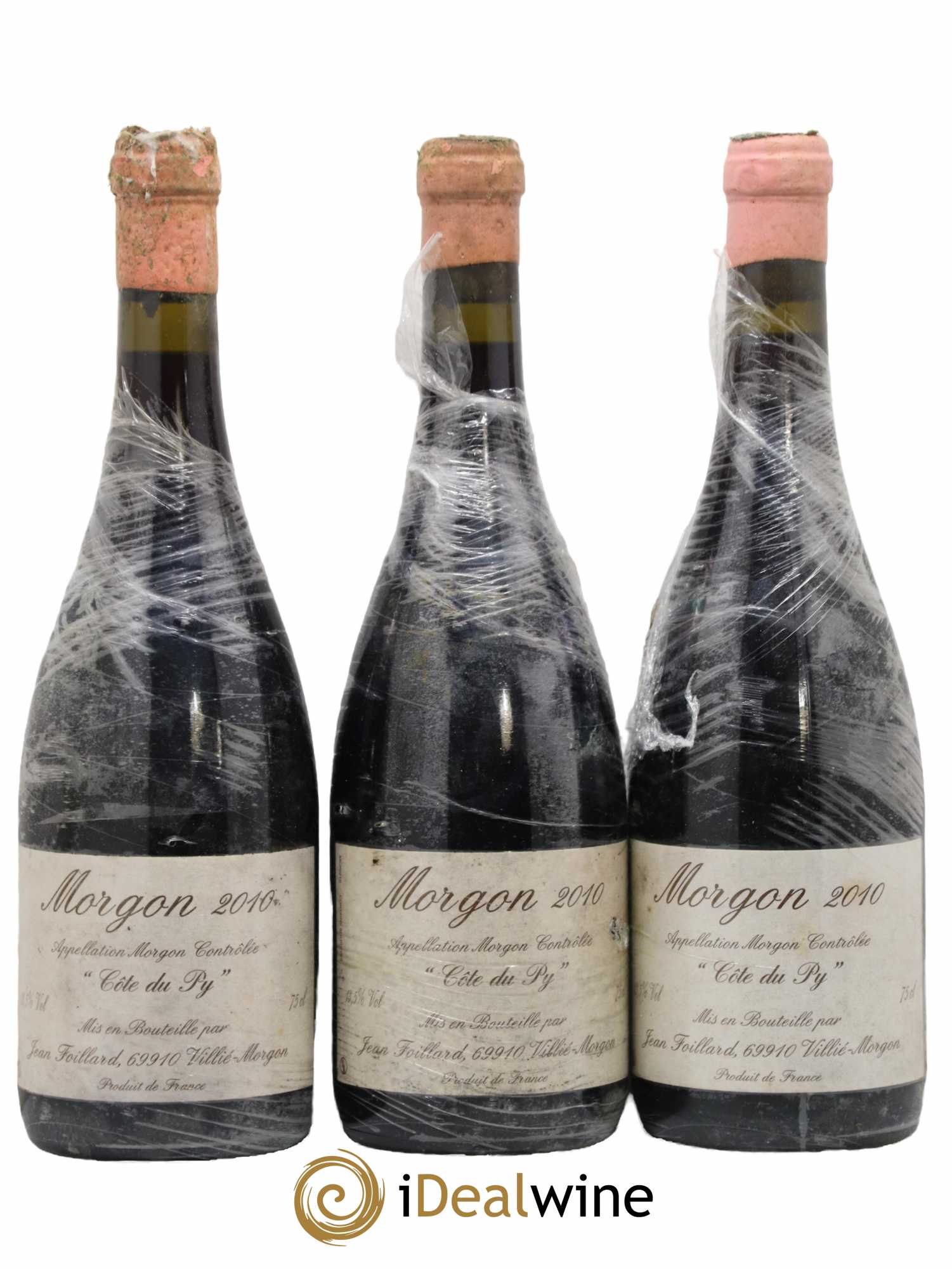 Morgon Côte du Py Jean Foillard 2010 - Lot de 3 bouteilles - 0