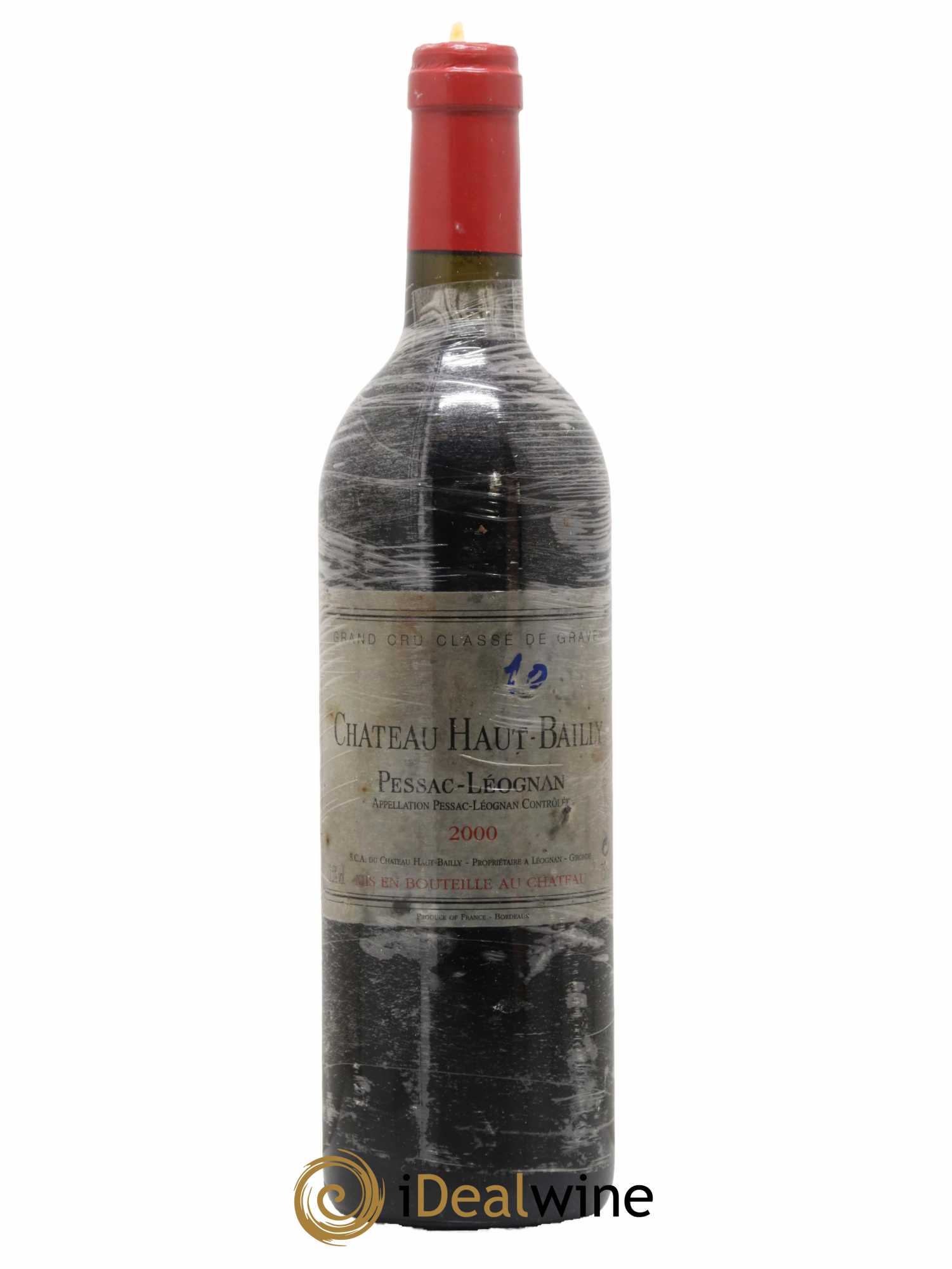 Château Haut-Bailly Cru Classé de Graves 2000 - Lot de 1 bouteille - 0