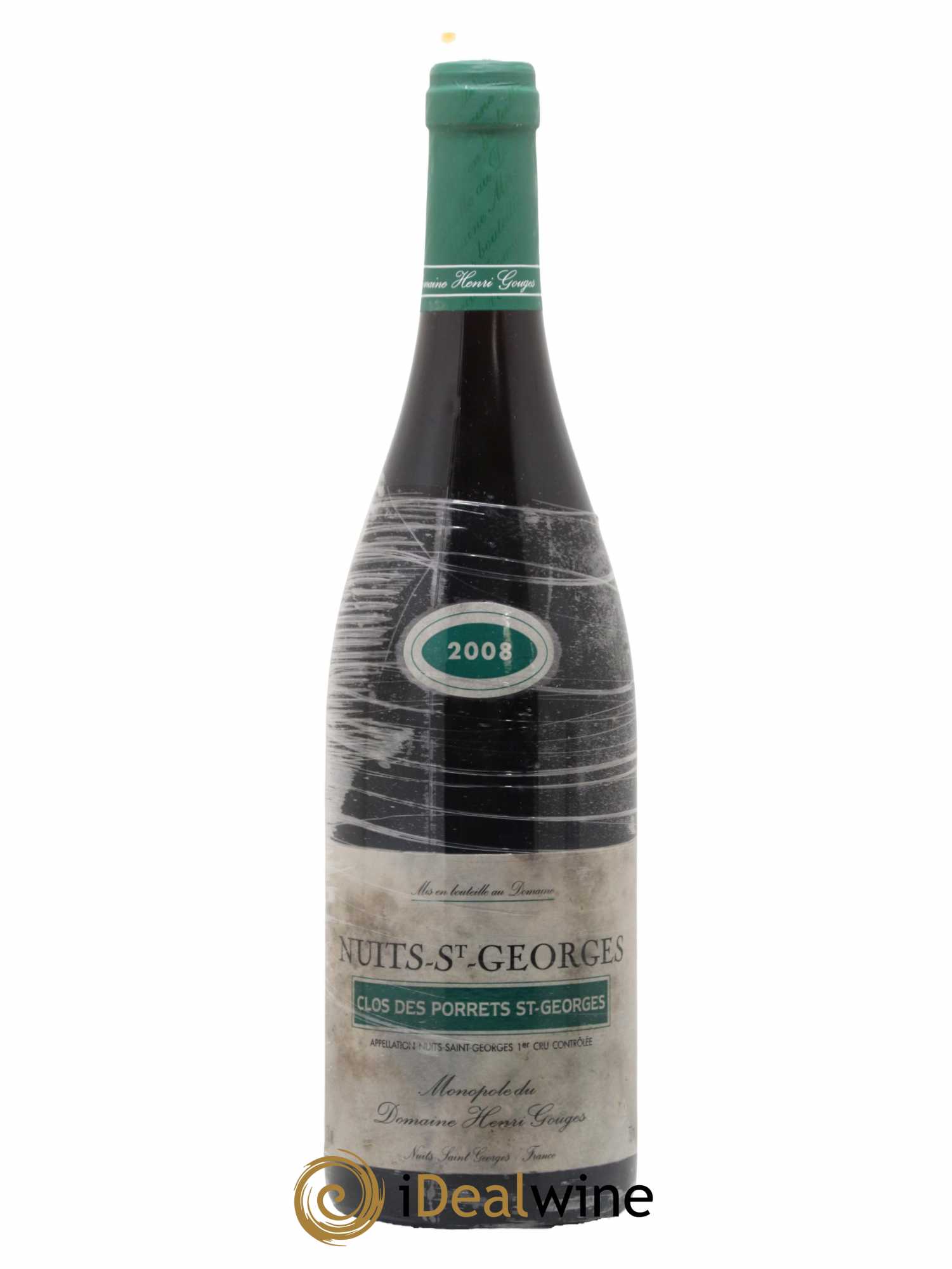 Nuits-Saint-Georges 1er Cru Clos des Porrets St Georges Henri Gouges 2008 - Lot de 1 bouteille - 0