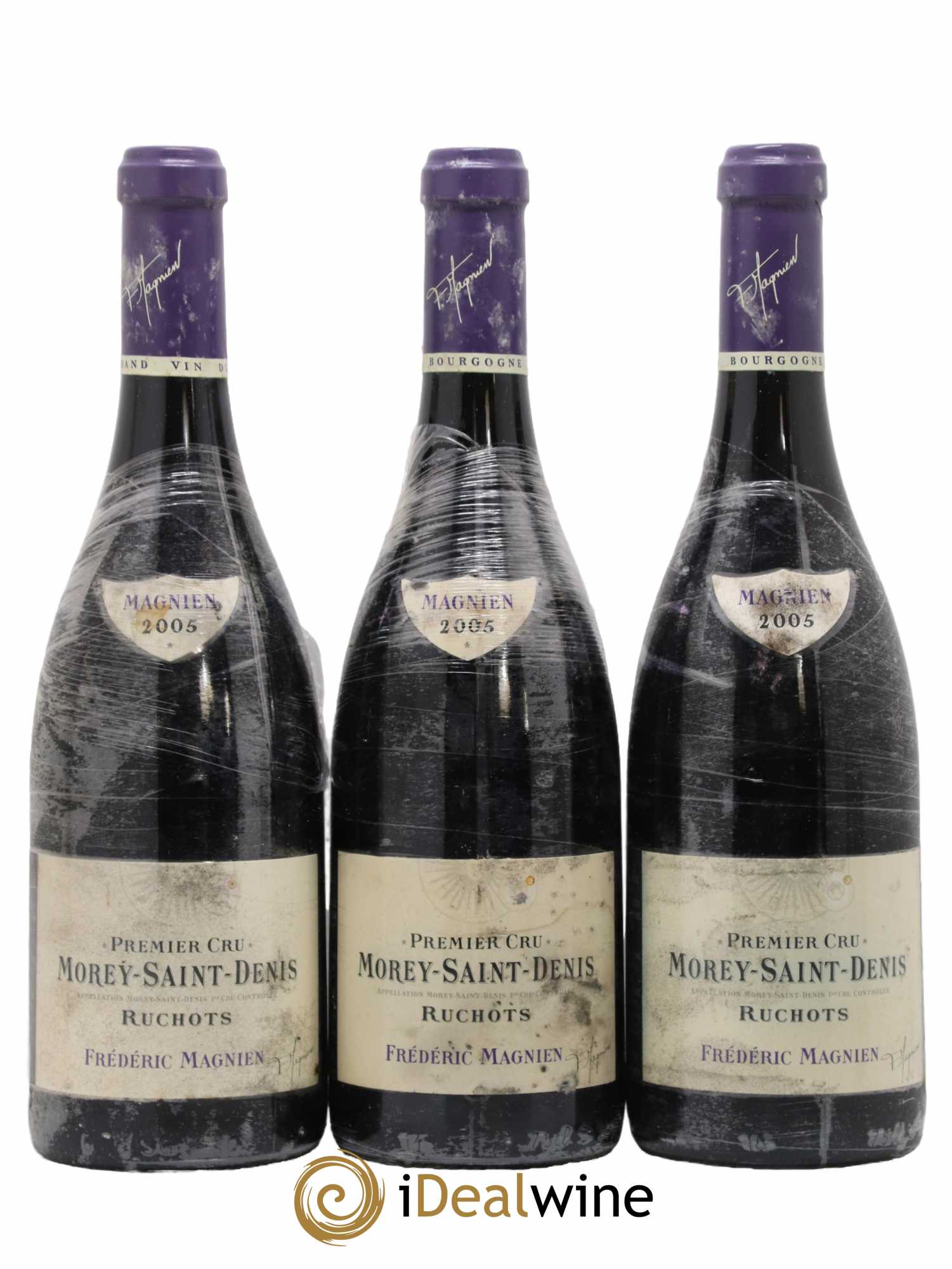Morey-Saint-Denis 1er Cru Ruchots Frédéric Magnien 2005 - Lot de 3 bouteilles - 0