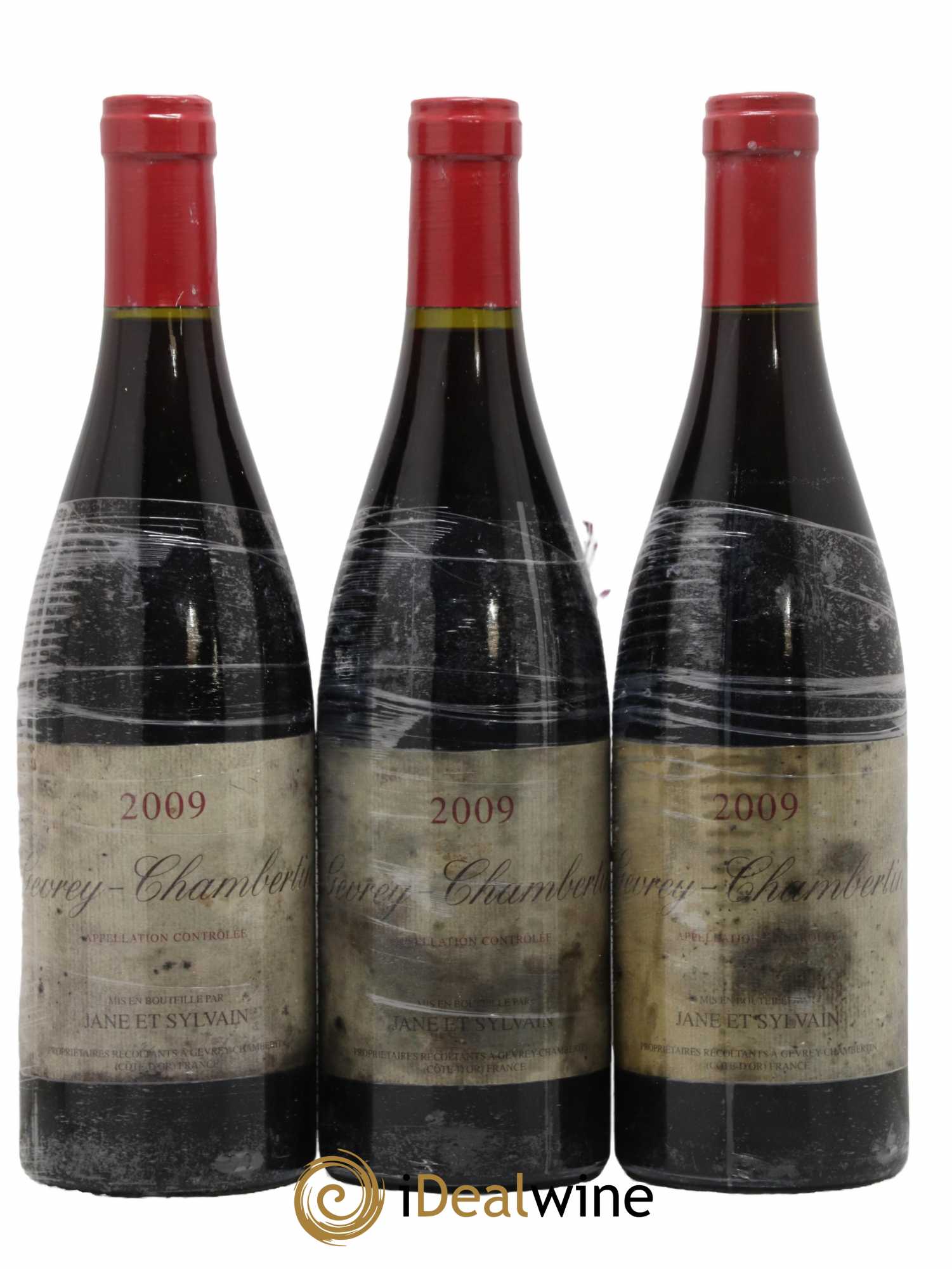 Gevrey-Chambertin Domaine Jane et Sylvain 2009 - Lot de 3 bouteilles - 0