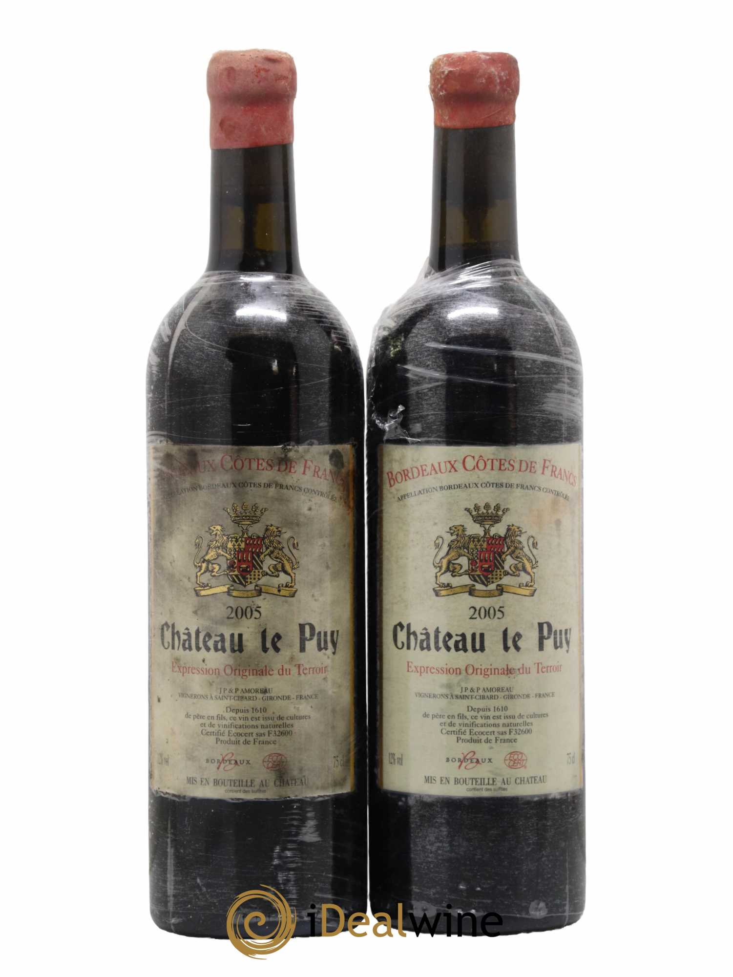 Château Le Puy 2005 - Lot de 2 bouteilles - 0