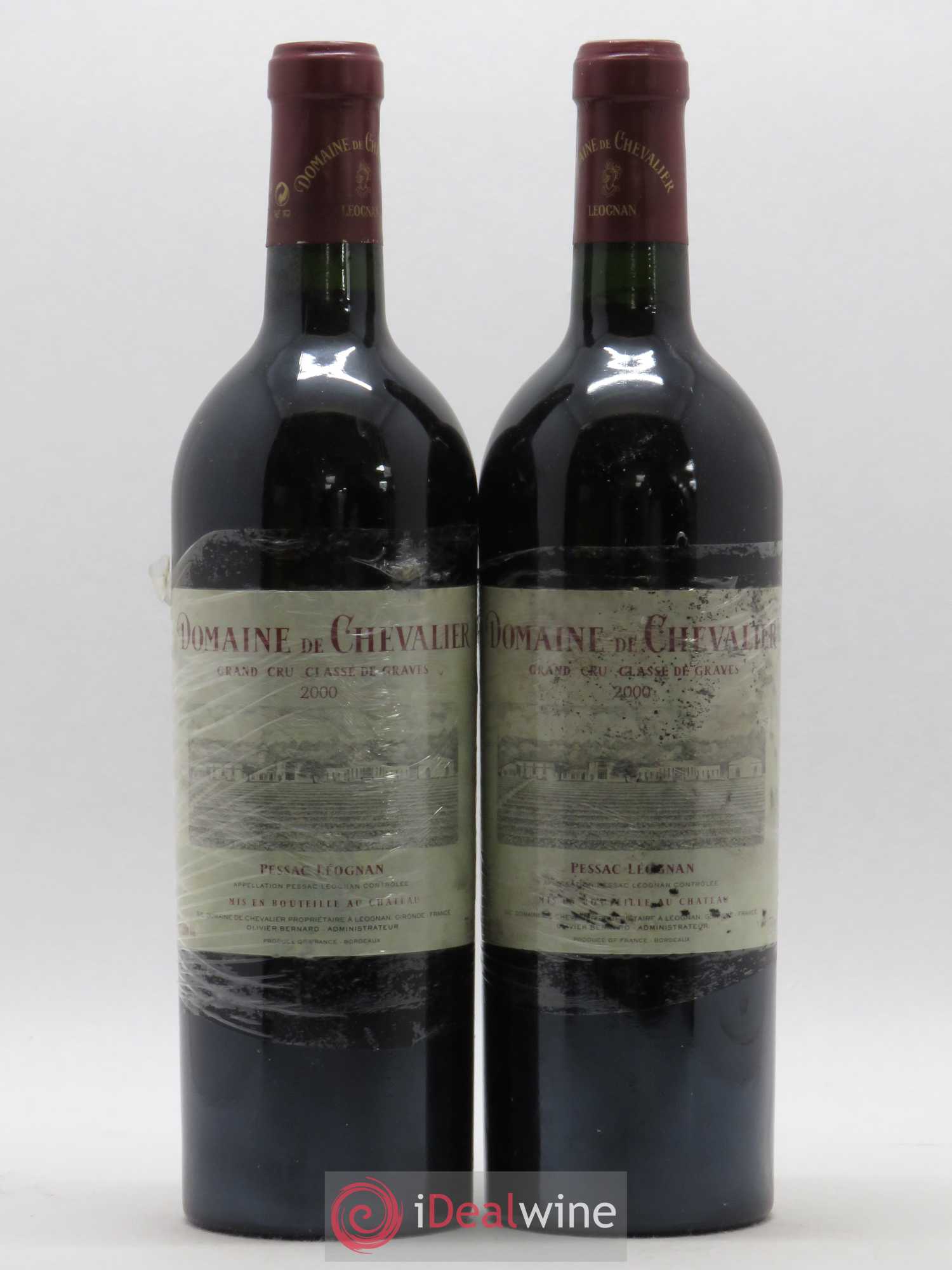 Domaine de Chevalier Cru Classé de Graves 2000 - Lot de 2 bouteilles - 0