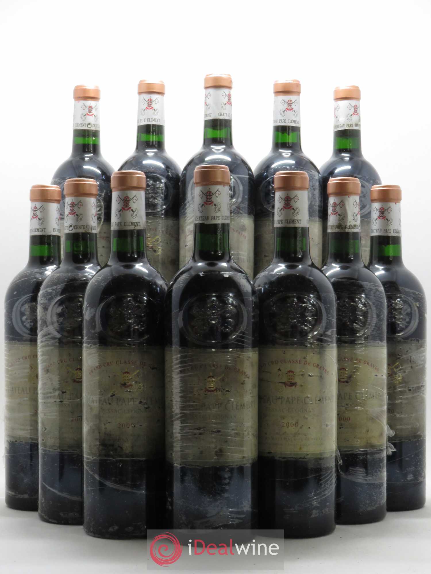 Château Pape Clément Cru Classé de Graves 2000 - Lot de 12 bouteilles - 0