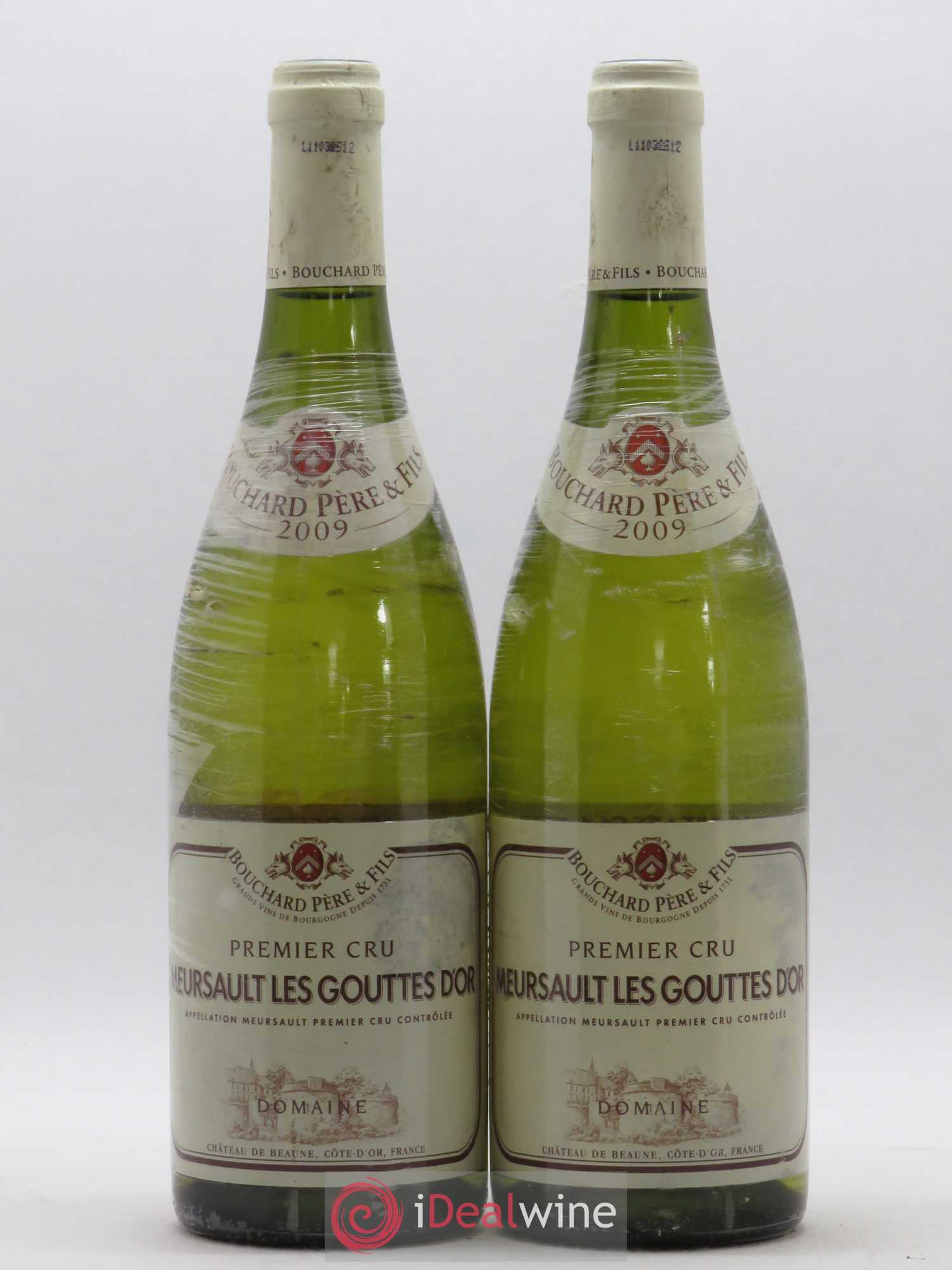 Meursault 1er Cru Les Gouttes d'Or Bouchard Père & Fils 2009 - Lot de 2 bouteilles - 0