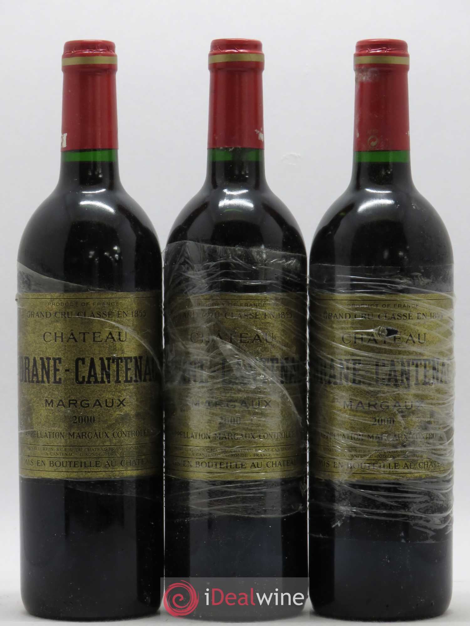 Château Brane Cantenac 2ème Grand Cru Classé 2000 - Lot de 12 bouteilles - 1