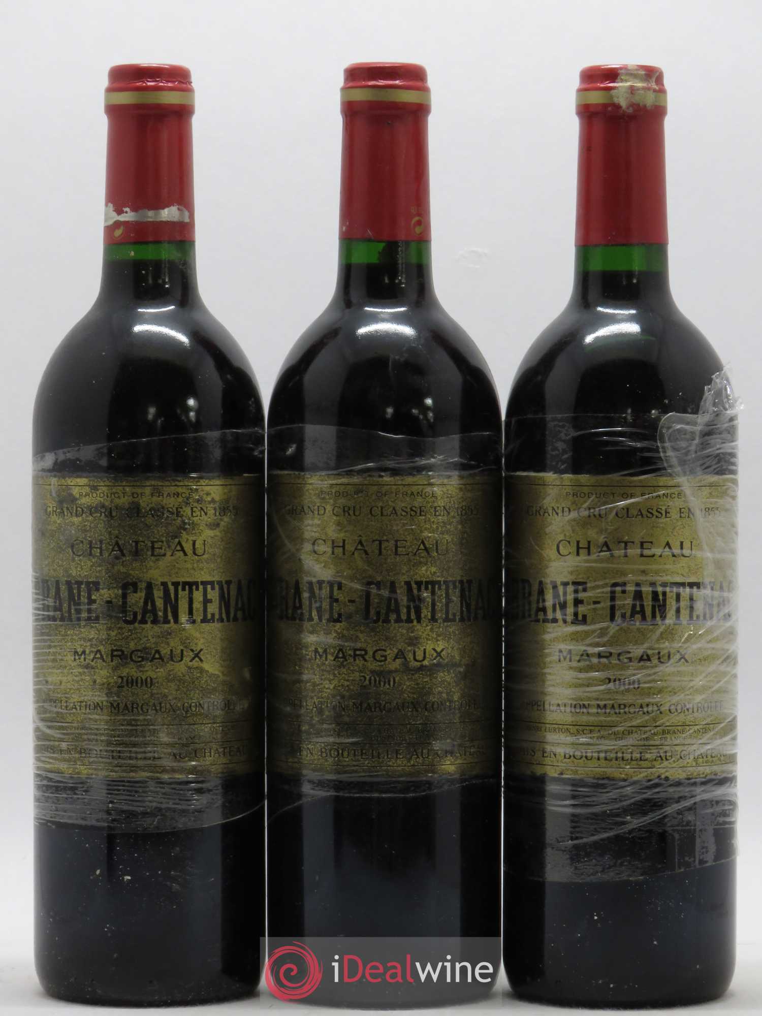 Château Brane Cantenac 2ème Grand Cru Classé 2000 - Lot de 12 bouteilles - 2