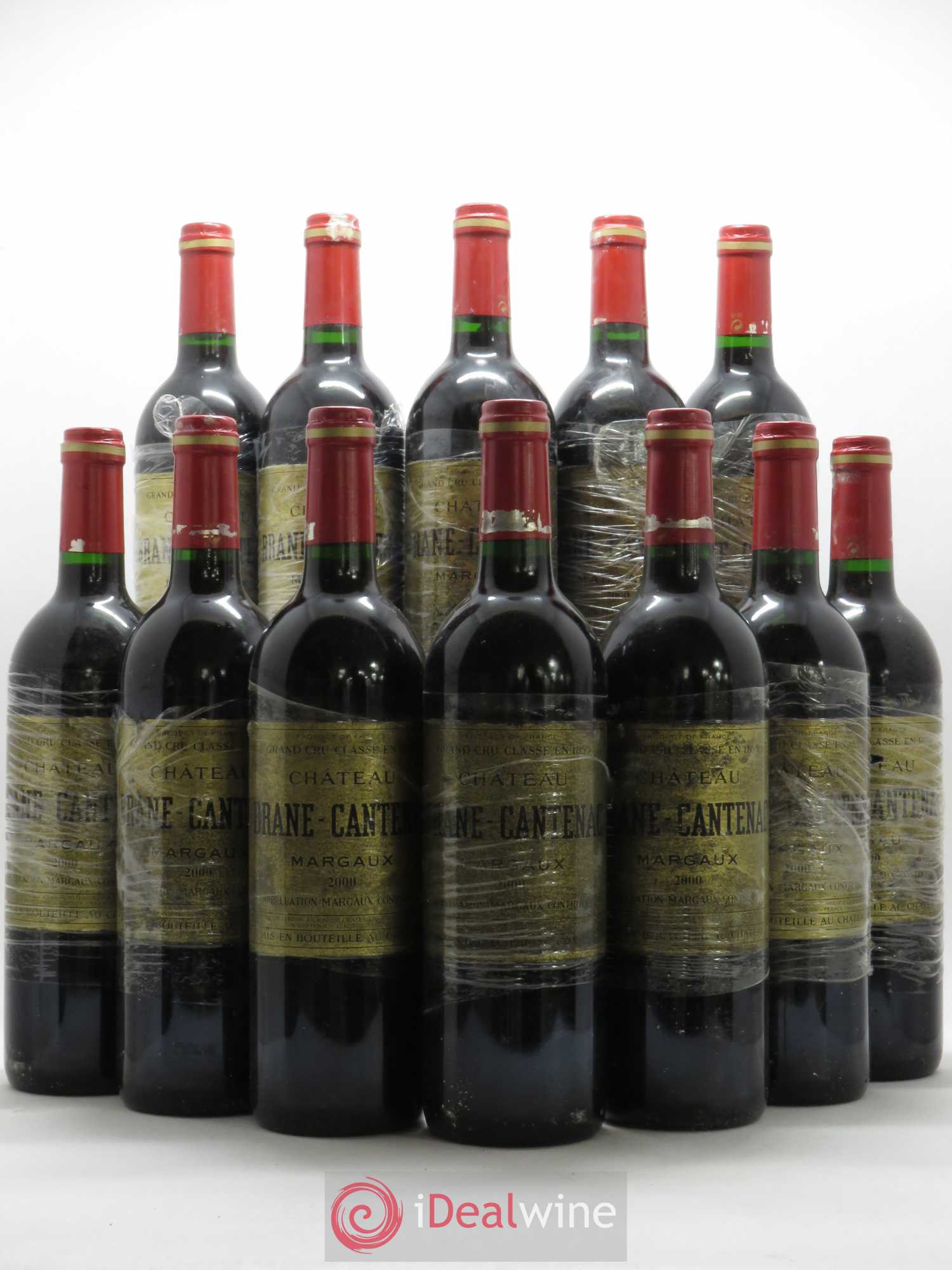 Château Brane Cantenac 2ème Grand Cru Classé 2000 - Lot de 12 bouteilles - 0