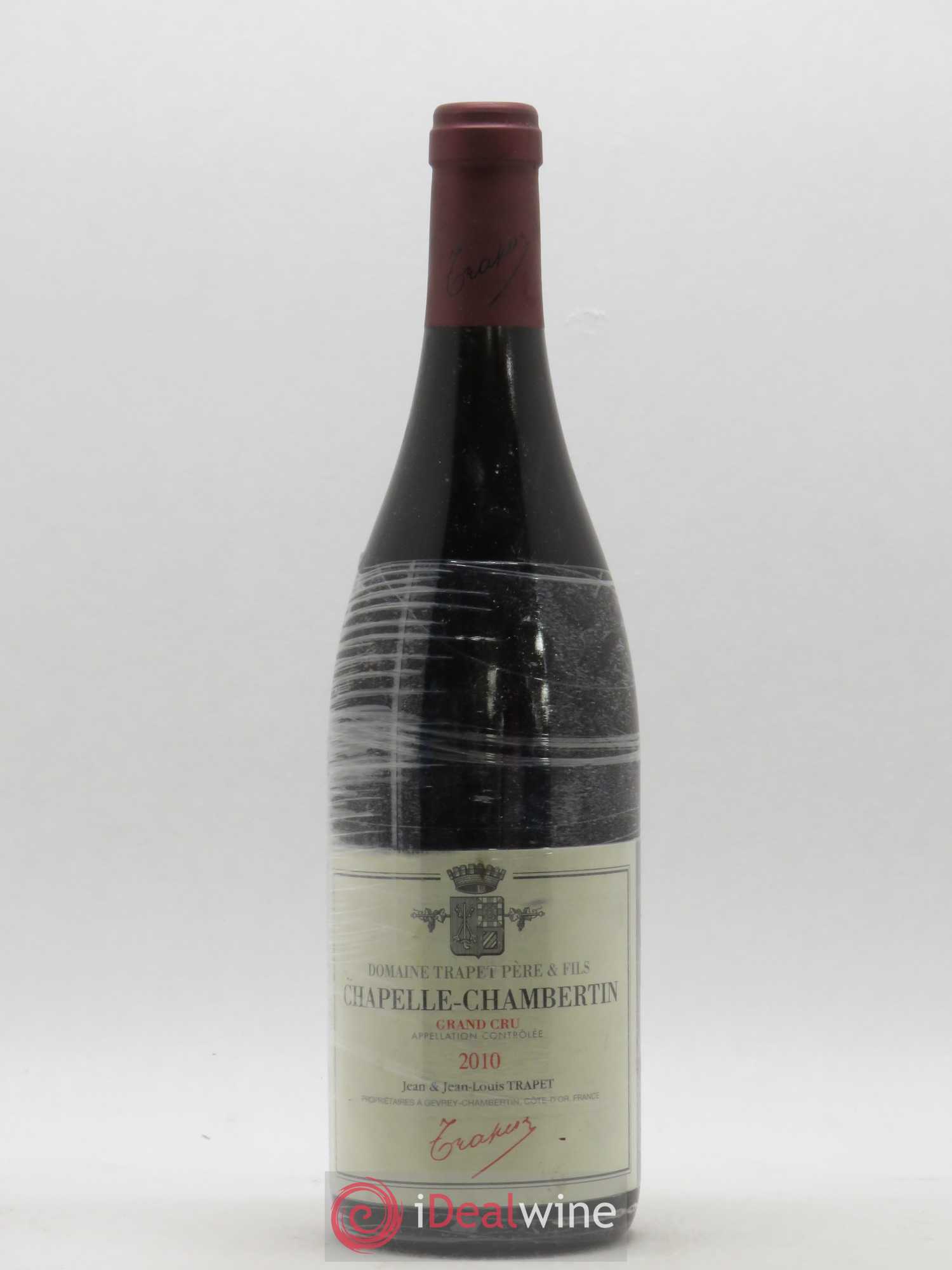 Chapelle-Chambertin Grand Cru Domaine Trapet 2010 - Lot de 1 bouteille - 0
