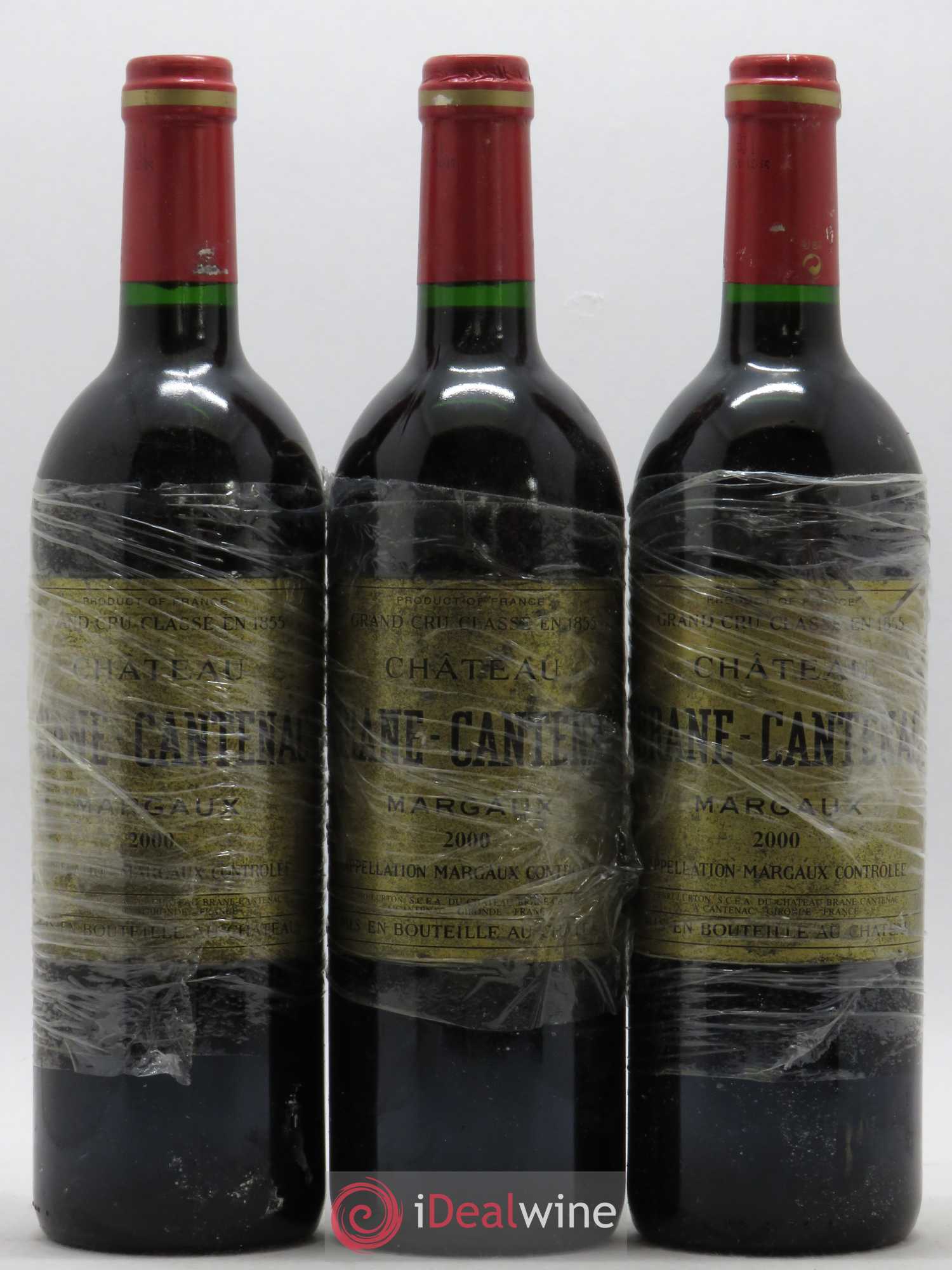 Château Brane Cantenac 2ème Grand Cru Classé 2000 - Lotto di 6 bottiglie - 1