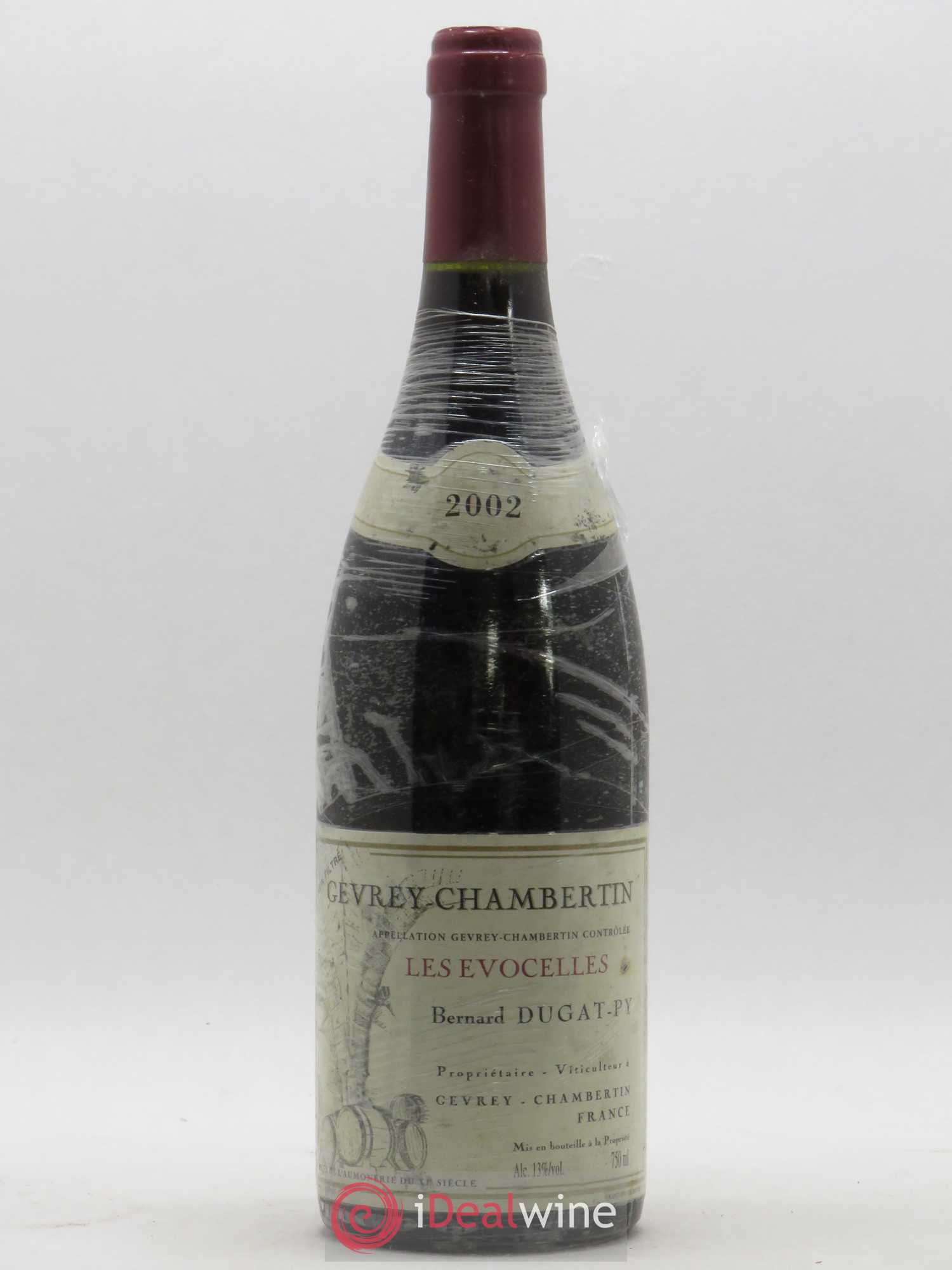 Gevrey-Chambertin Les Evocelles Vieilles Vignes Dugat-Py 2002 - Lot de 1 bouteille - 0