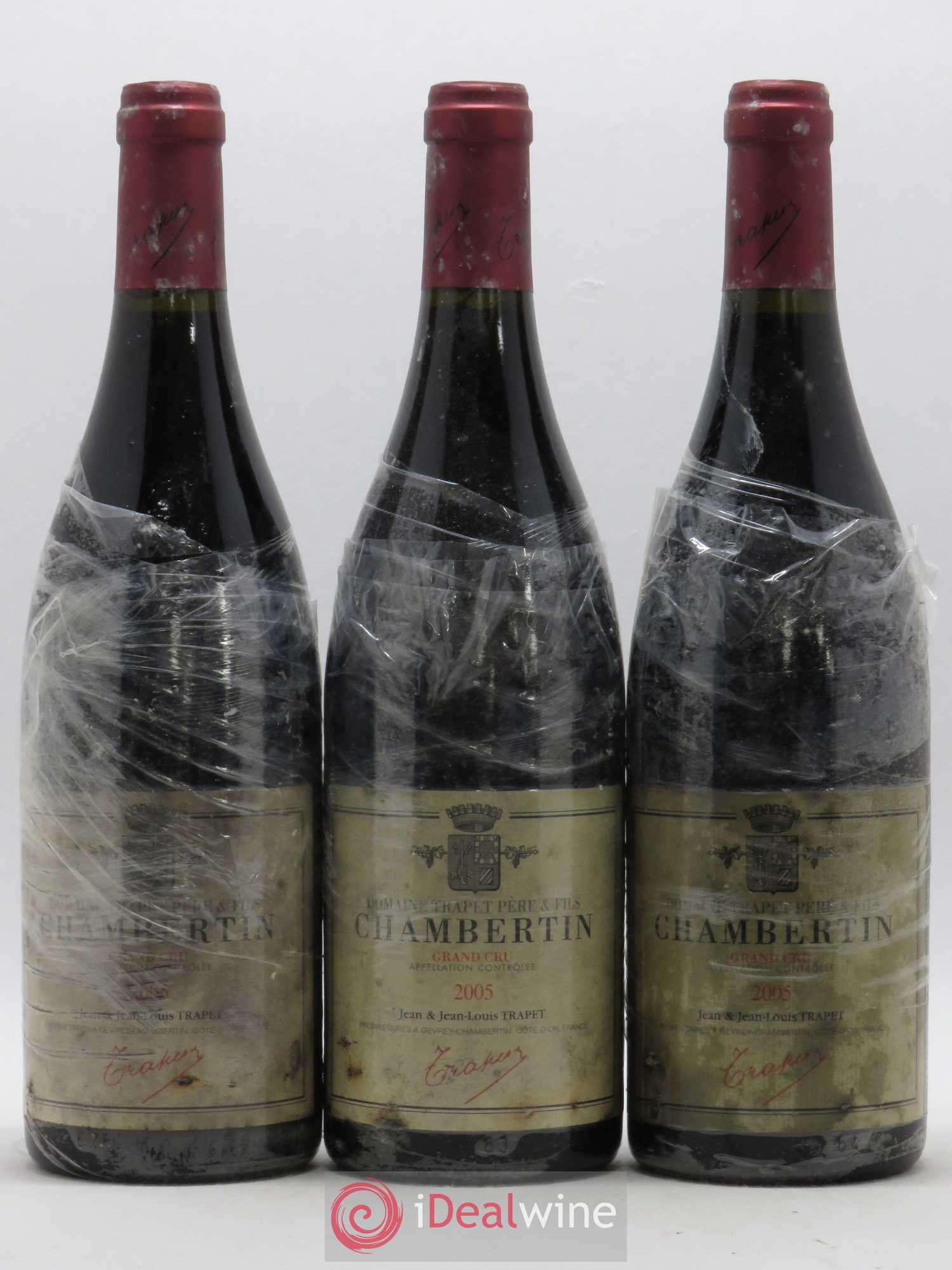 Chambertin Grand Cru Domaine Trapet 2005 - Lot de 3 bouteilles - 0