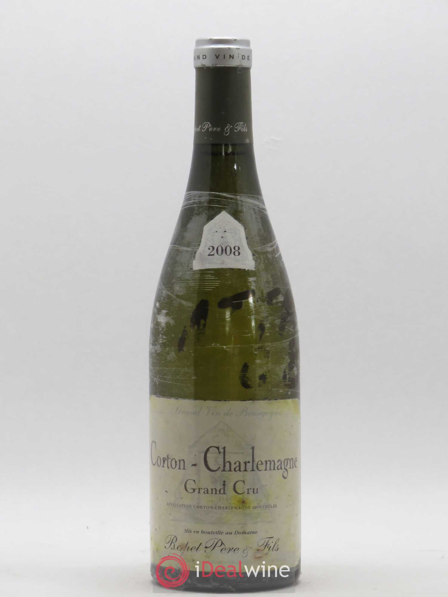 Corton-Charlemagne Grand Cru Rapet Père & Fils 2008 - Lot de 1 bouteille - 0