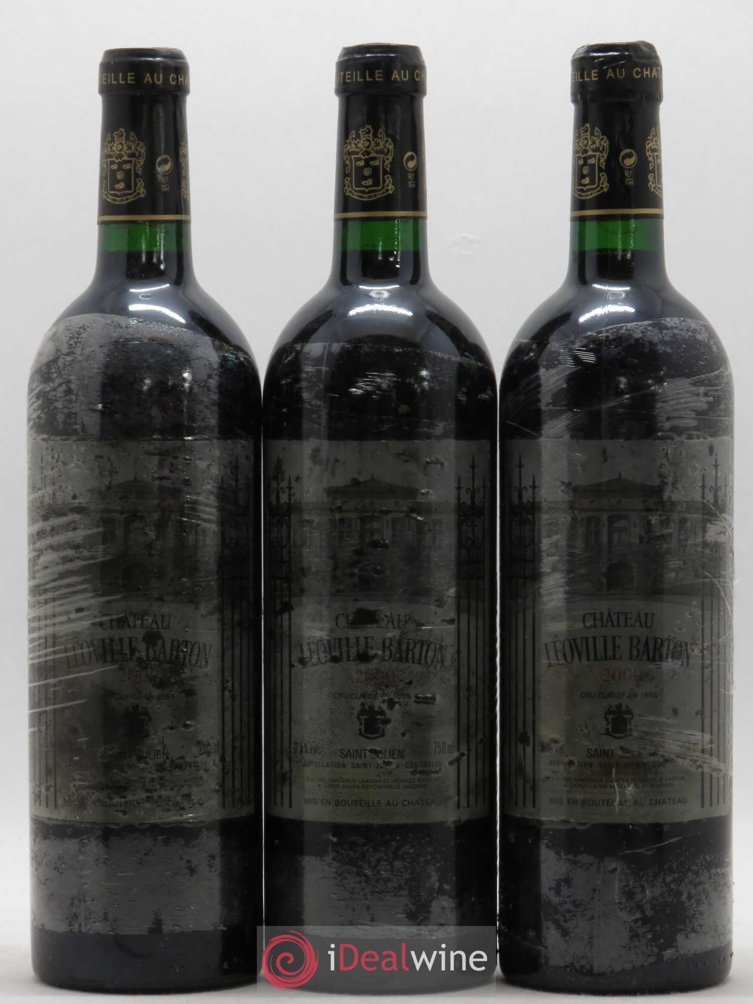 Château Léoville Barton 2ème Grand Cru Classé 2000 - Lot de 3 bouteilles - 0