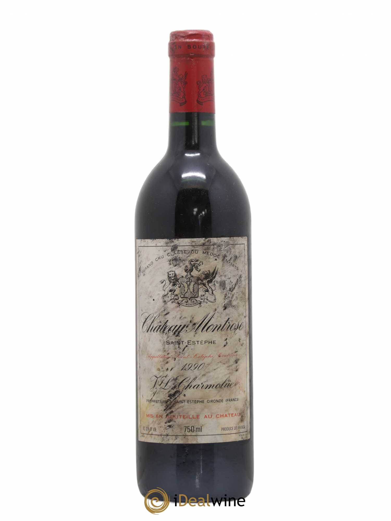 Château Montrose 2ème Grand Cru Classé 1990 - Lot de 1 bouteille - 0