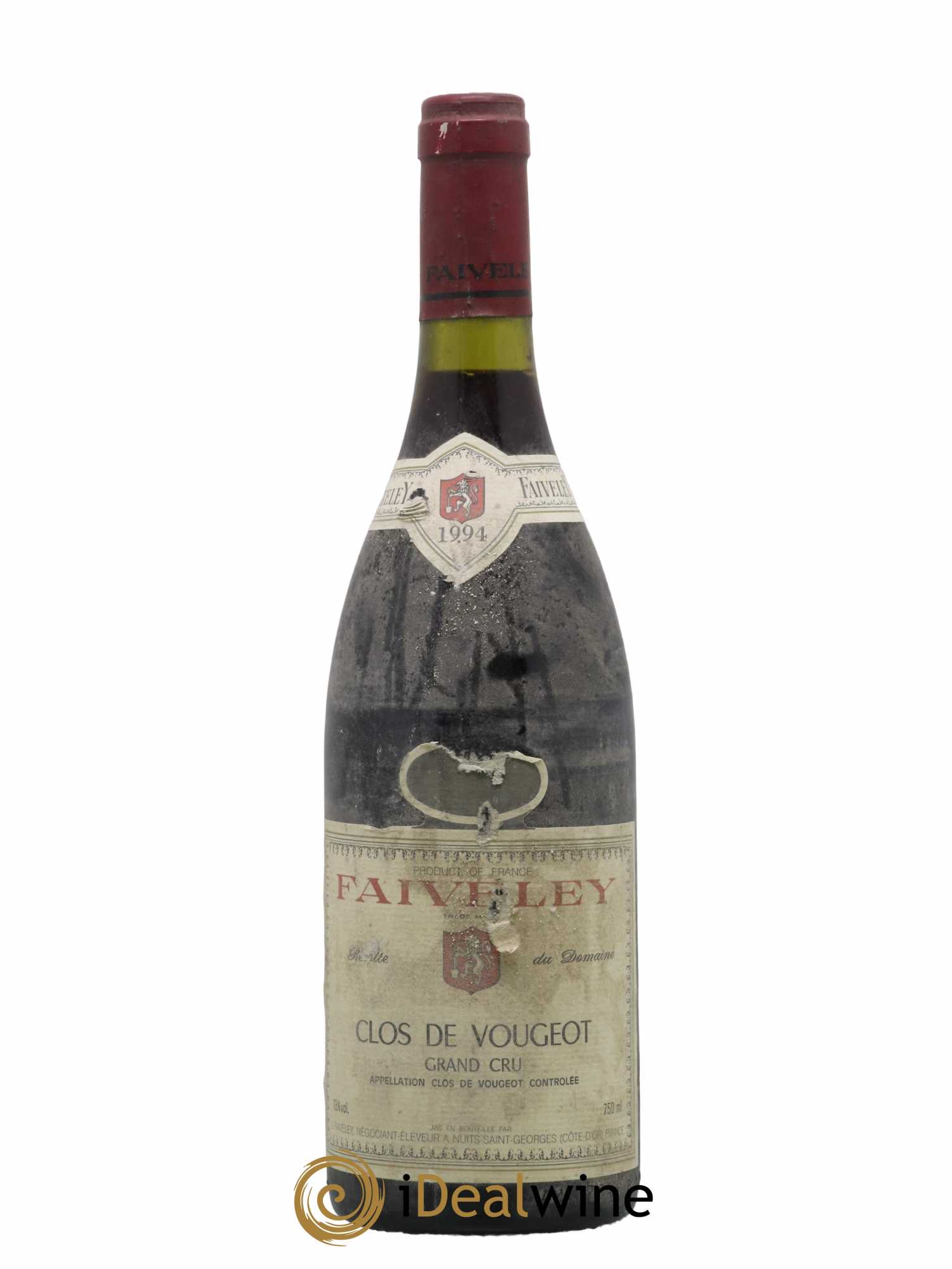 Clos de Vougeot Grand Cru Faiveley 1994 - Lot de 1 bouteille - 0