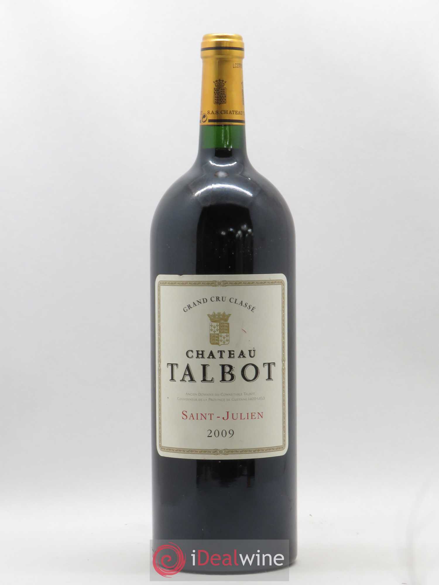 Château Talbot 4ème Grand Cru Classé 2009 - Lot de 1 magnum - 0