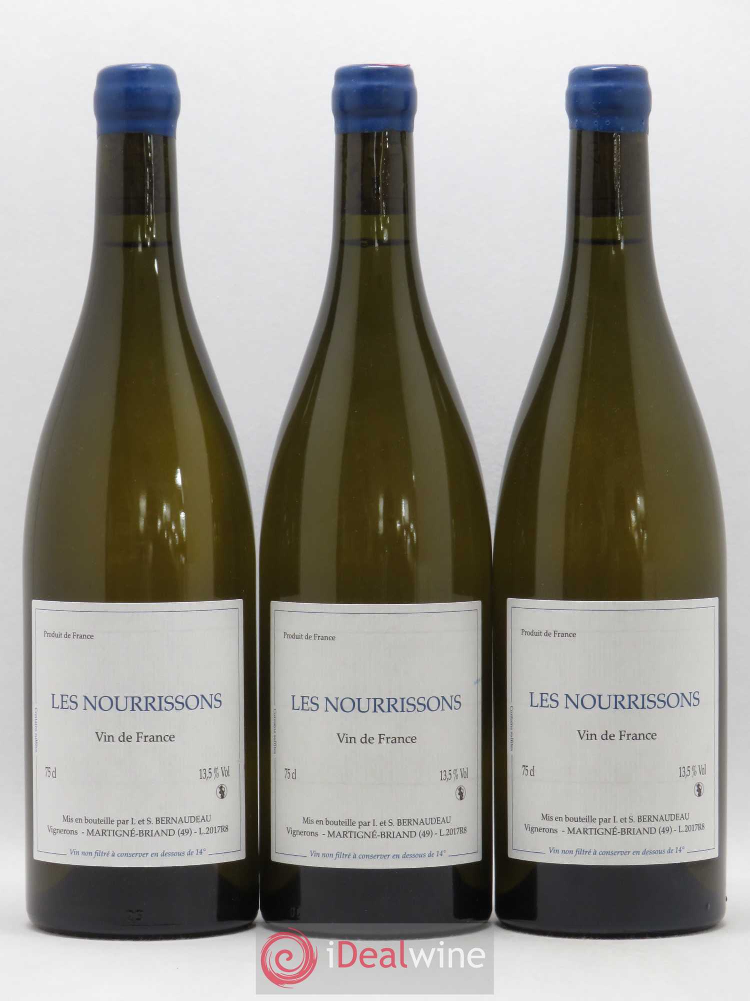 Vin de France Les Nourrissons Stéphane Bernaudeau 2017 - Lot de 3 bouteilles - 0