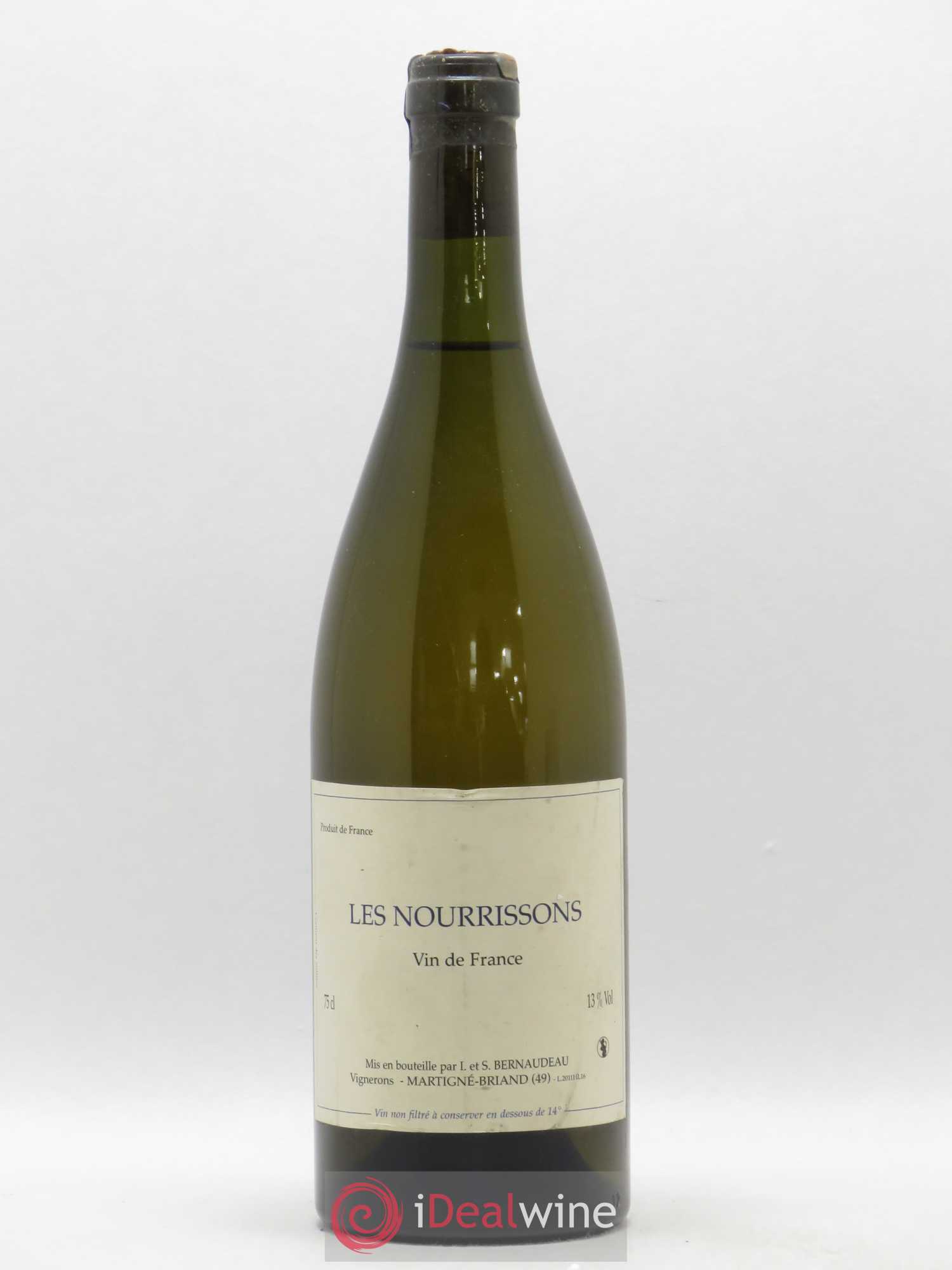Vin de France Les Nourrissons Stéphane Bernaudeau 2011 - Lot de 1 bouteille - 0