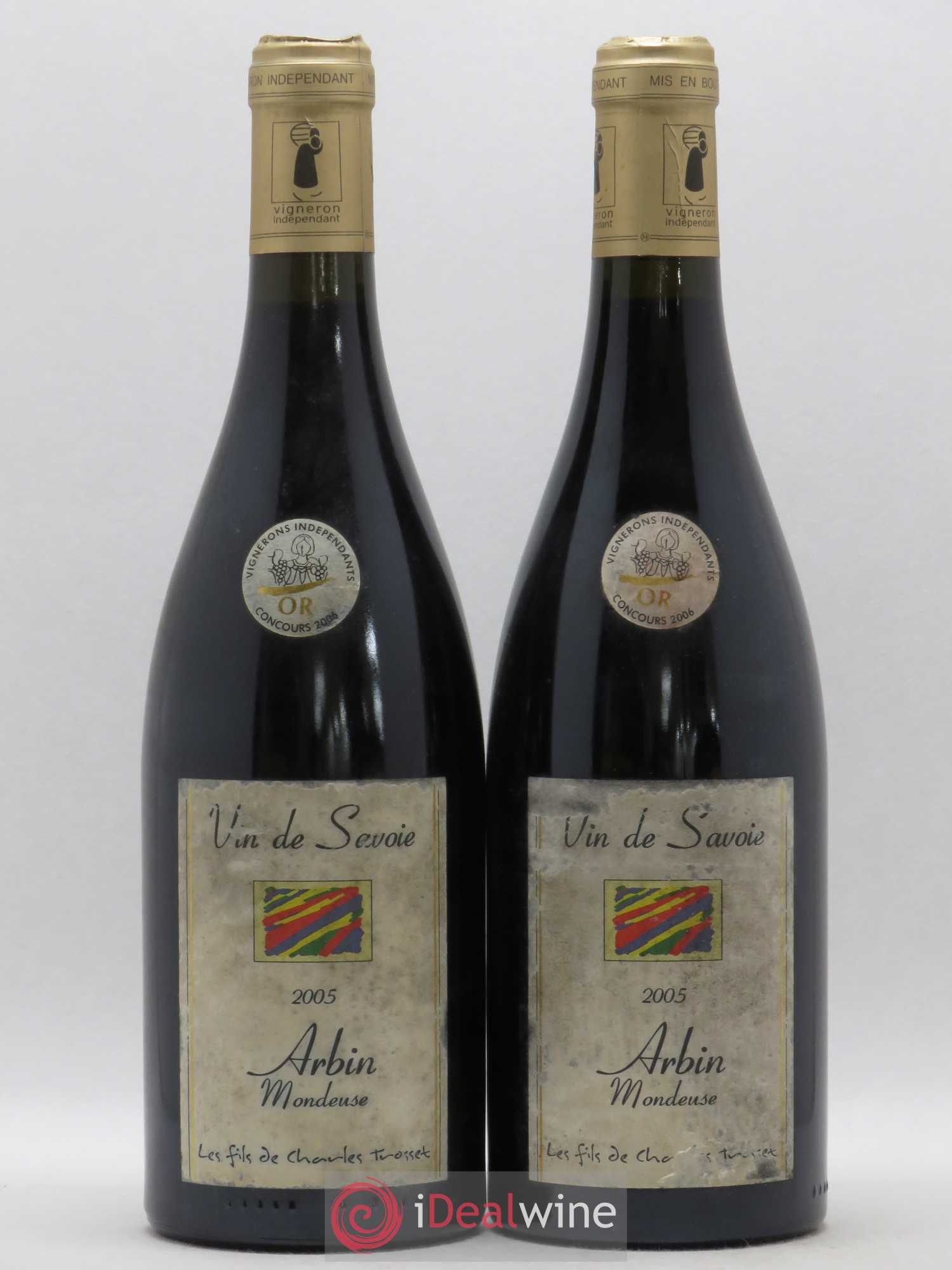 Vin de Savoie Arbin Mondeuse Confidentiel Trosset 2005 - Lot de 2 bouteilles - 0