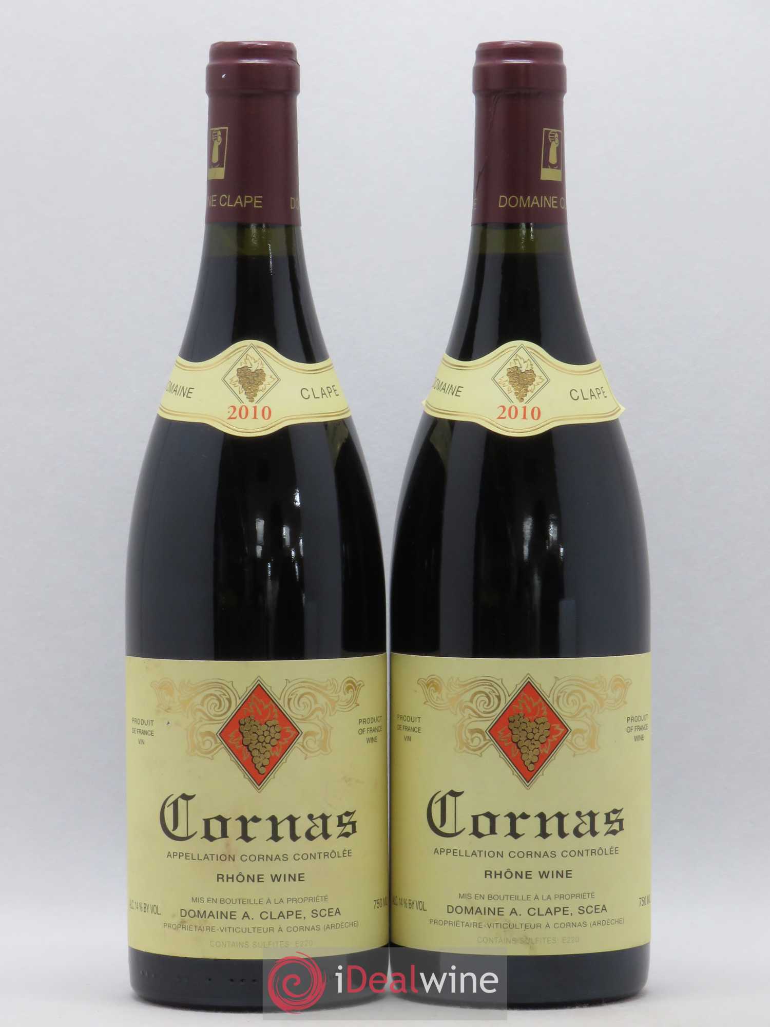 Cornas Auguste Clape 2010 - Posten von 2 Flaschen - 0