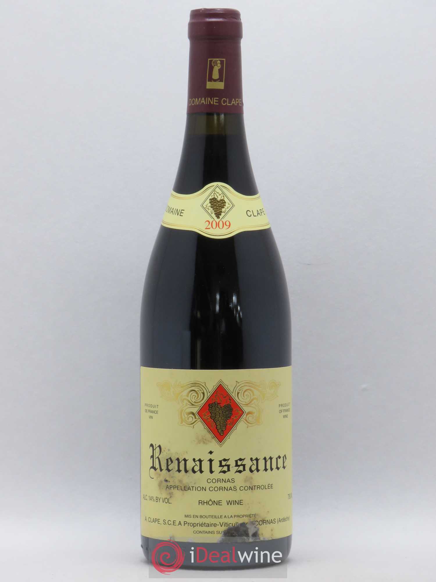 Cornas Renaissance Auguste Clape 2009 - Lot de 1 bouteille - 0