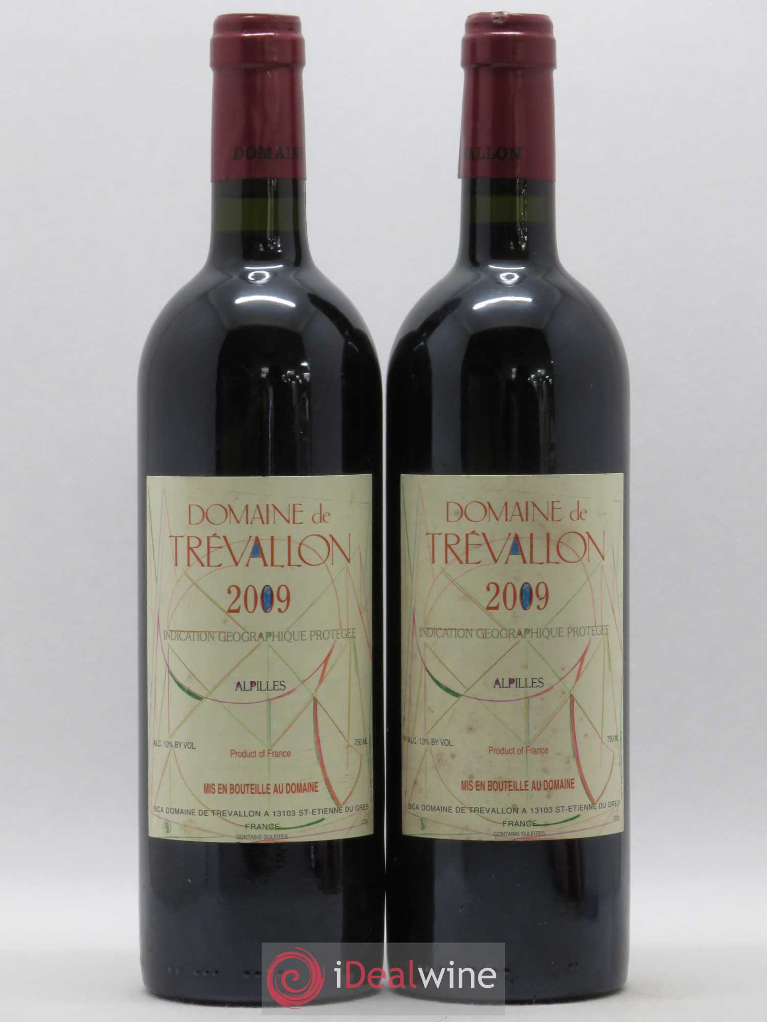 Alpilles Trévallon (Domaine de) Eloi Dürrbach 2009 - Lot de 2 bouteilles - 0