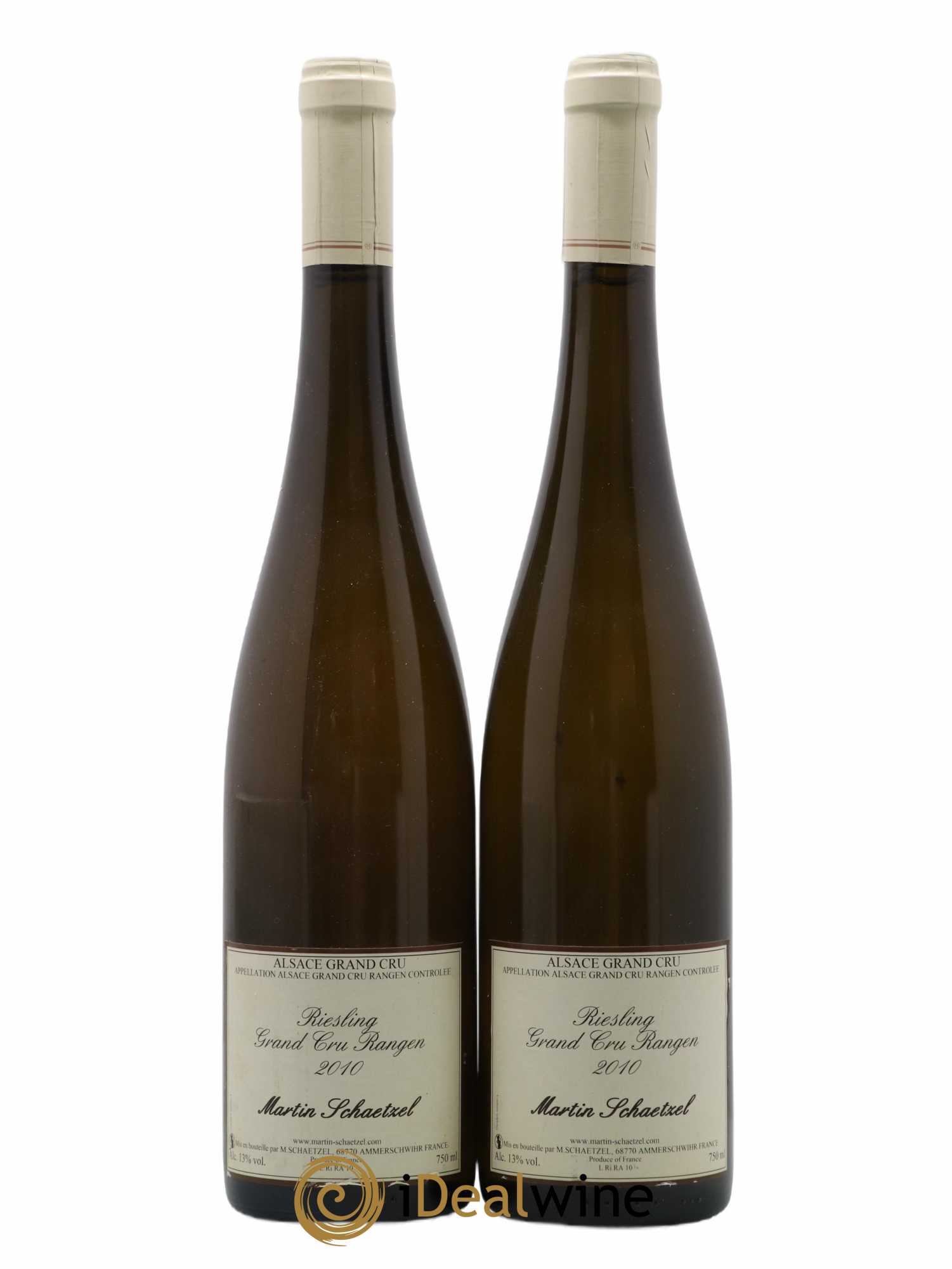 Riesling grand cru Rangen Domaine Martin Schaetzel 2010 - Posten von 2 Flaschen - 0