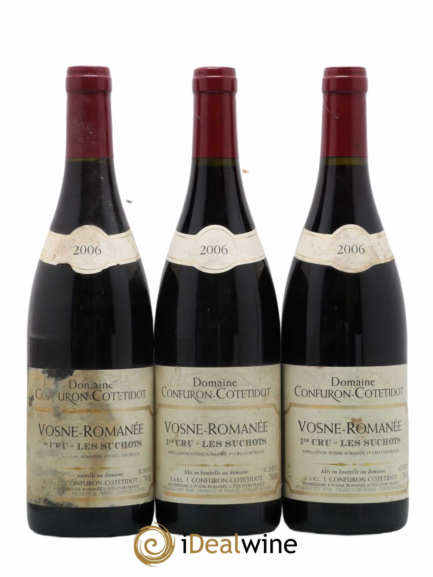Vosne-Romanée 1er Cru Les Suchots Confuron-Cotetidot 2006 - Lot de 3 bouteilles - 0
