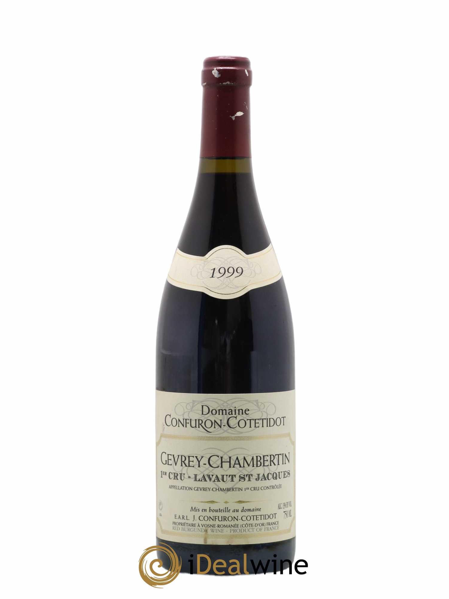 Gevrey-Chambertin 1er Cru Lavaux Saint Jacques Domaine Confuron Cotitedot 1999 - Posten von 1 Flasche - 0