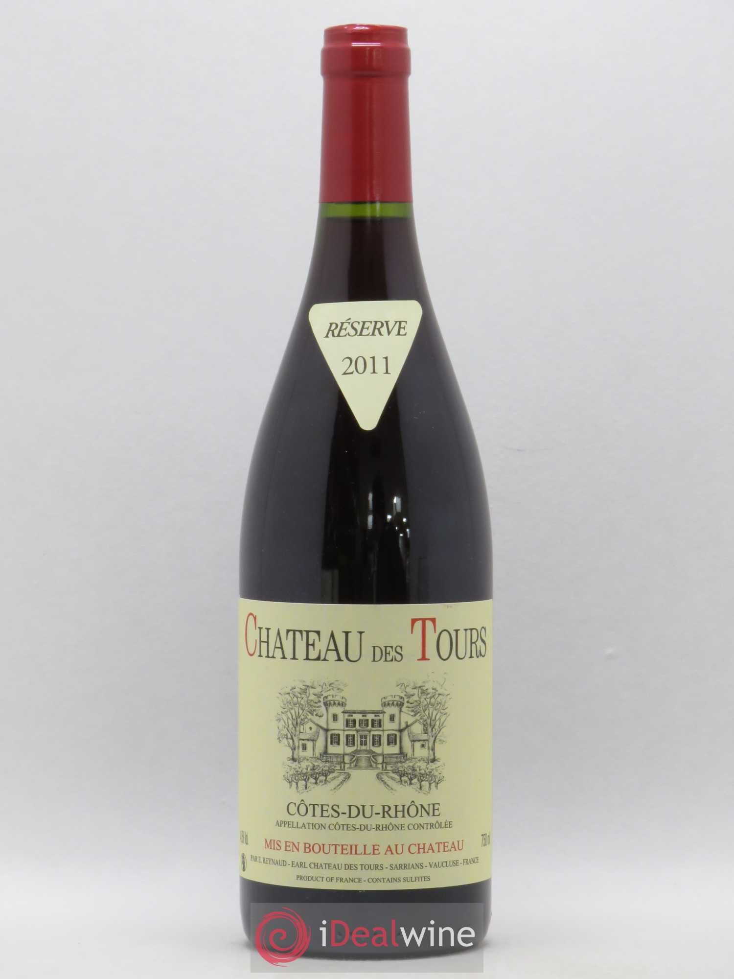 Côtes-du-Rhône Château des Tours Emmanuel Reynaud 2011 - Lot de 1 bouteille - 0